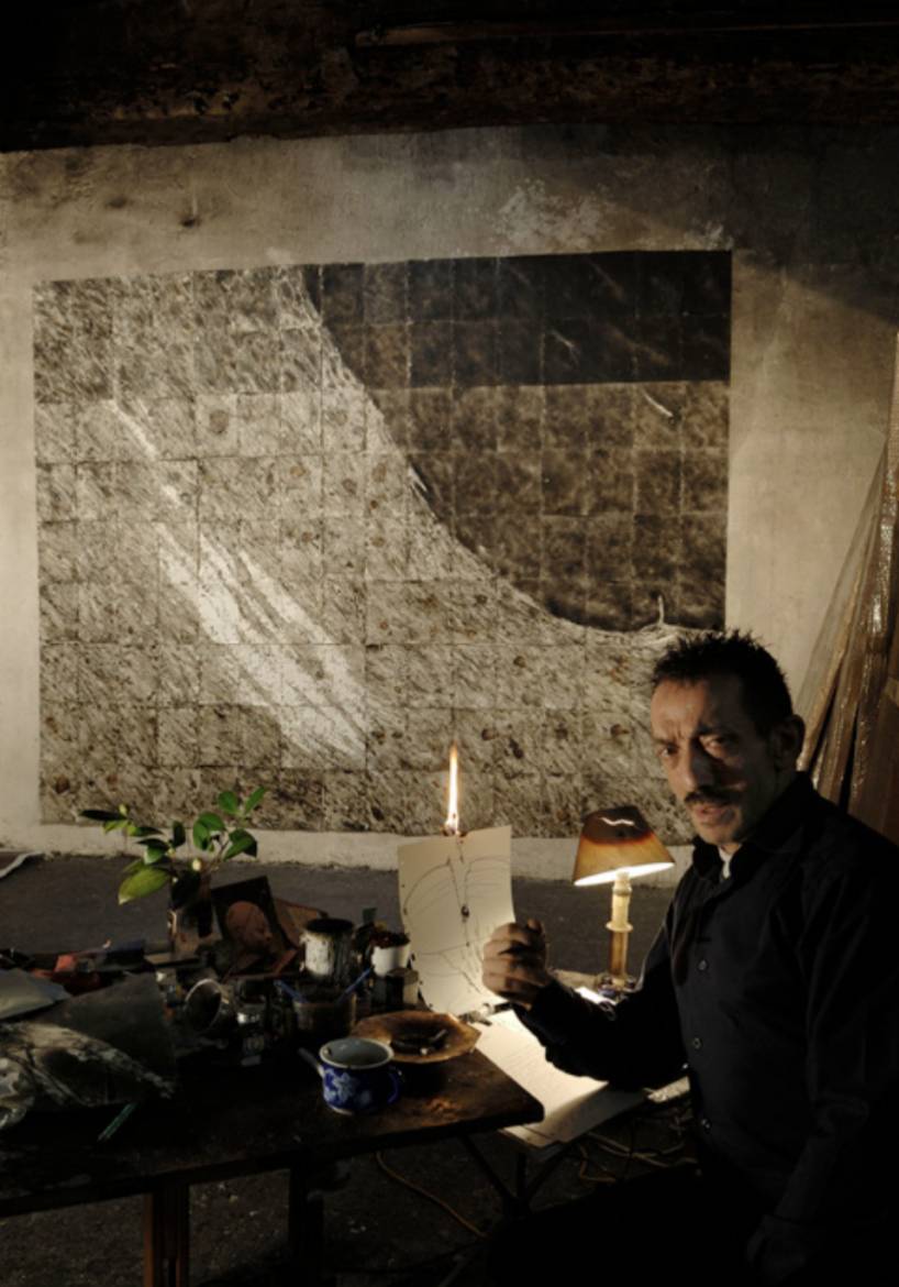 Jean-Paul Marcheschi dans son atelier © Stephan Meyer