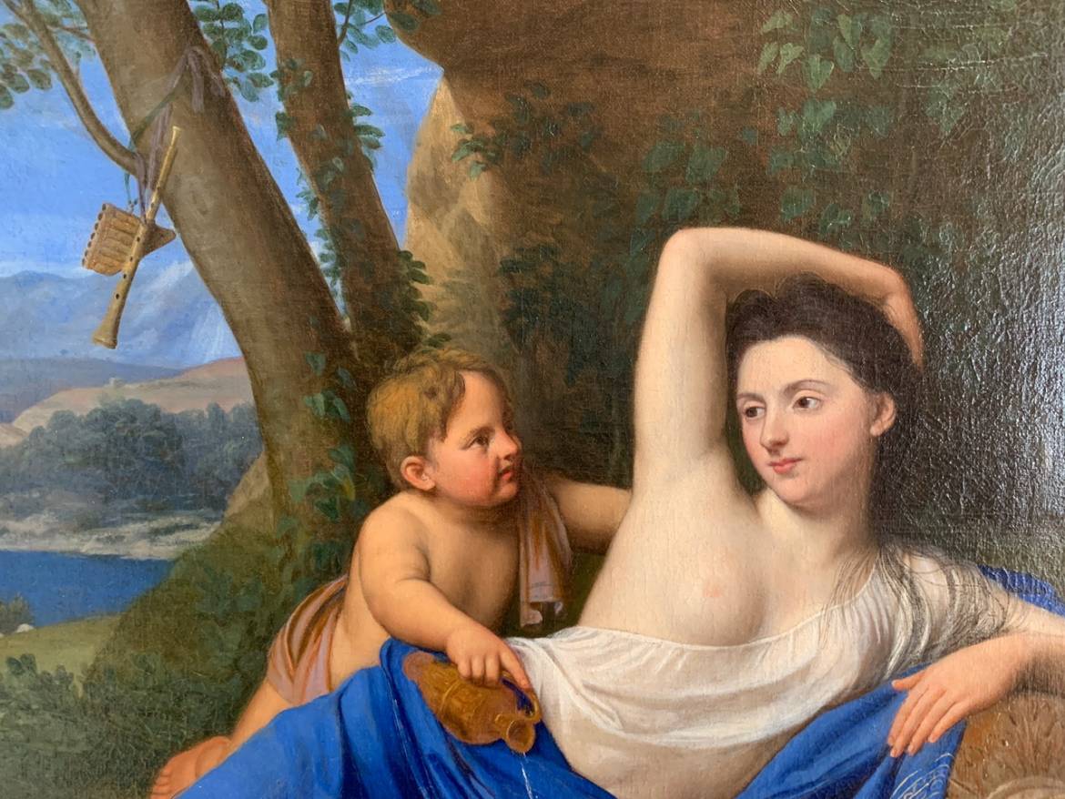 Portrait de femme sous les traits de Vénus ou d'une source par Nicolas Colombel