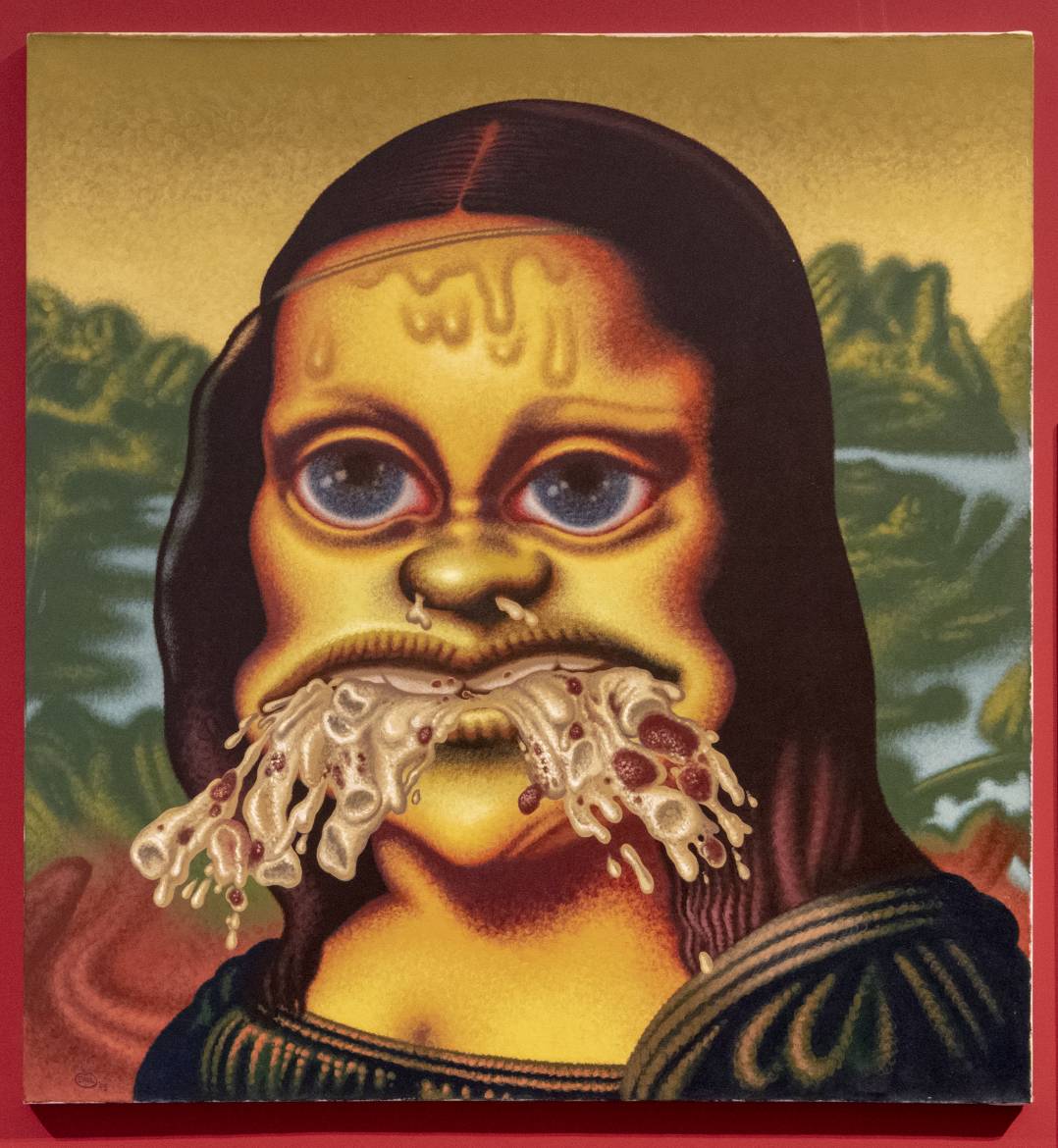 Mona Lisa Throws Up Macaroni