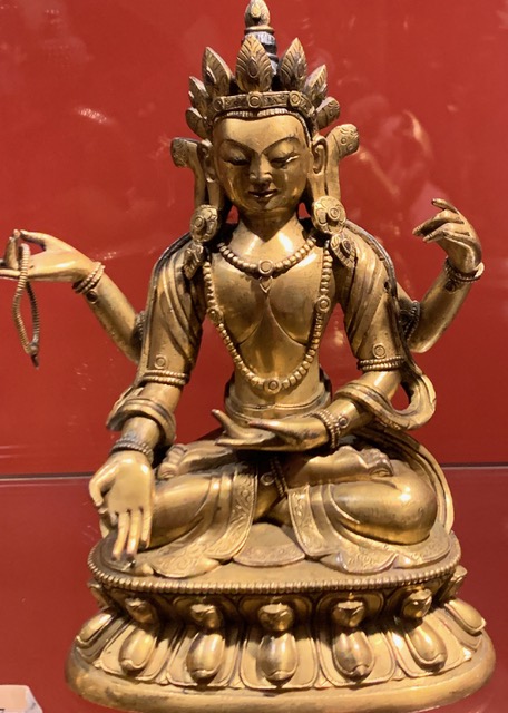 Avalokiteshvara : Bouddha de la compassion fin XVIIIè - Musée Georges Labit Toulouse