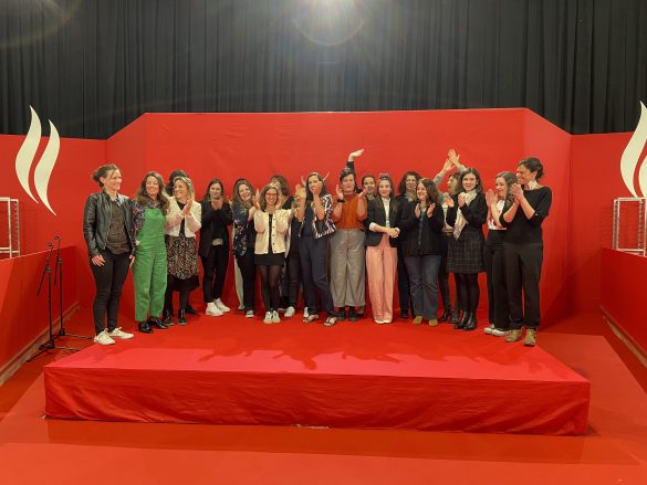 Légende : le prix Femmes de Food s’est installé le dimanche 20 mars au salon Smahrt, au MEET de Blagnac. Le cérémonie s’est tenue devant environ 150 personnes.