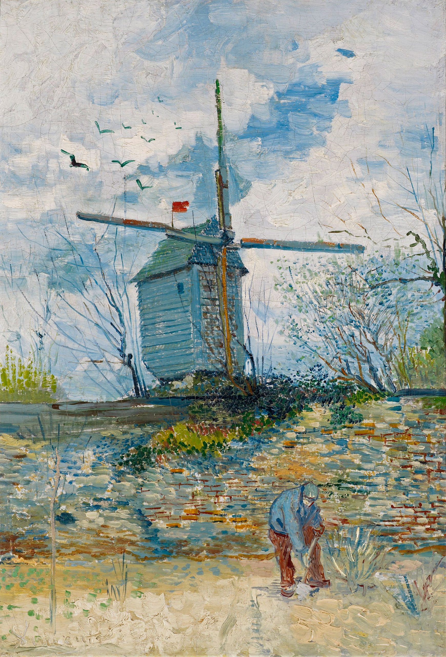 Le Moulin De La Galette Vincent Van Gogh