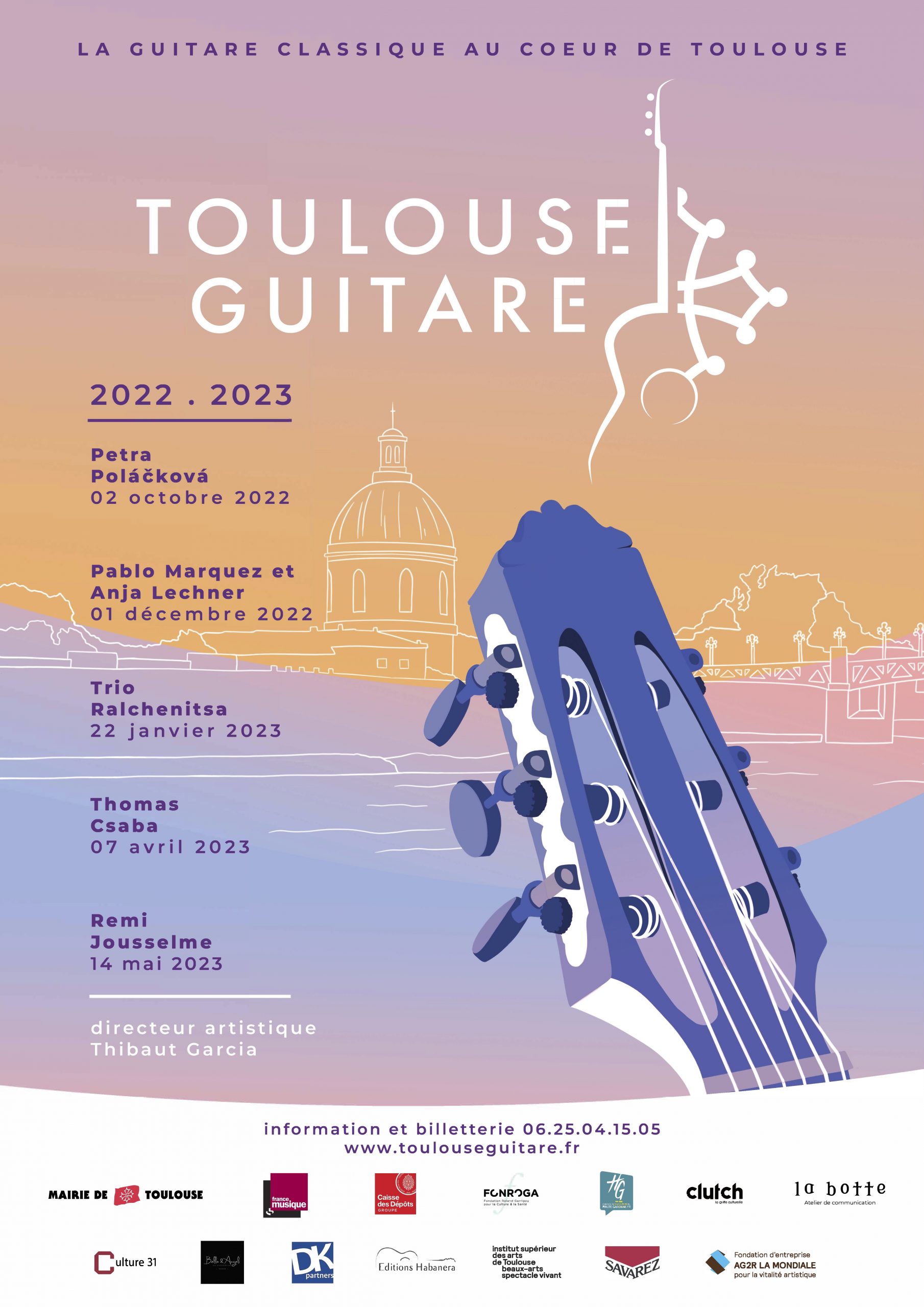 Toulouse Guitare Affiche 22 23