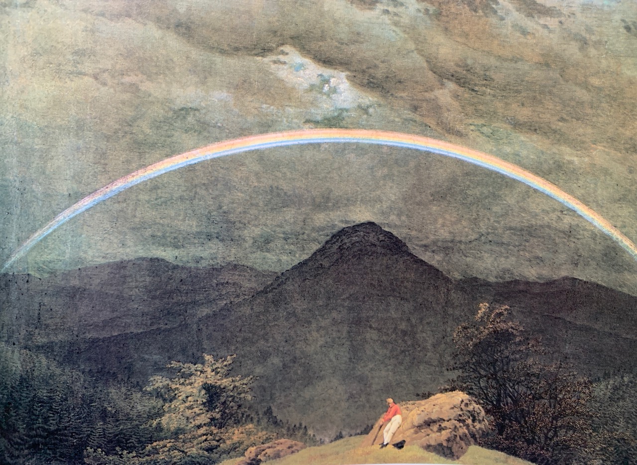 Paysage avec arc en ciel – 1810 Caspar David Friedrich