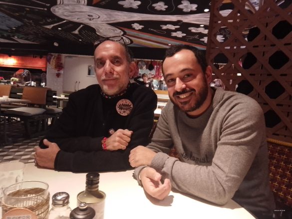 Philippe Gawron Et Lionel Latapie Au Restaurant Du Mama Shelter Toulouse