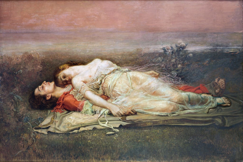 Tristan et Iseut - Rogello de Egusquiza Barrena 1910 - Musée des Beaux-Arts de Bilbao