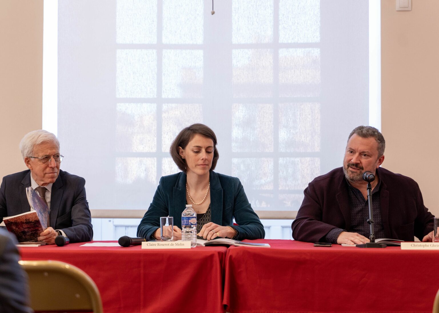 Francis Grass, Claire Roserot de Melin et Christophe Ghristi