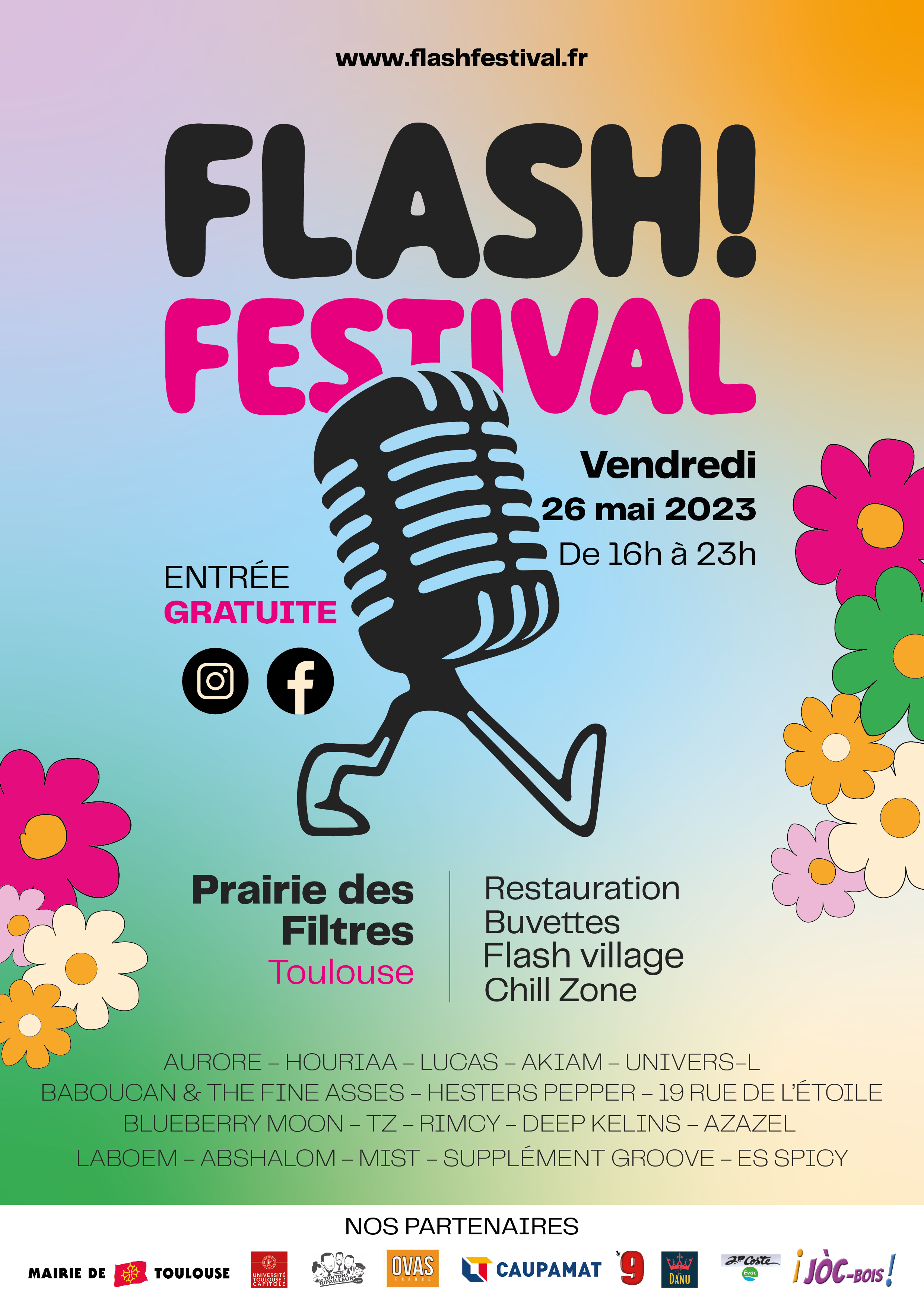 Affiche Officielle Flash Festival