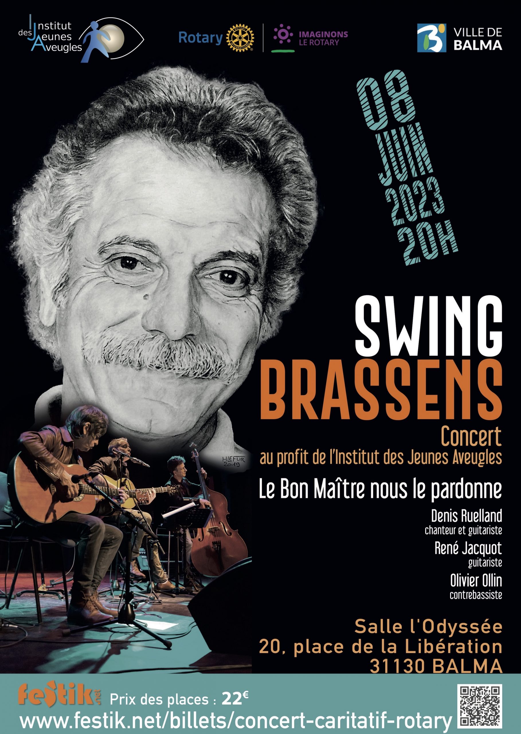Salle L'Odyssée Swing Brassens