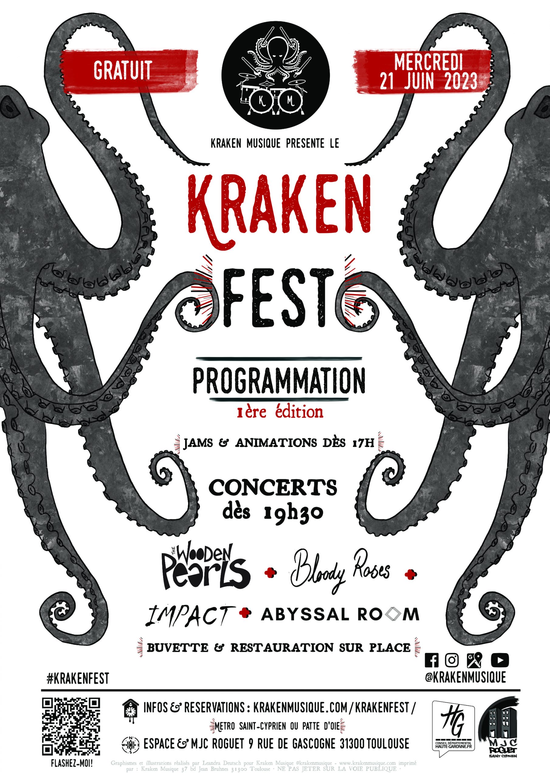Affiche A3 Kraken Fest 2023 VFinaleOK