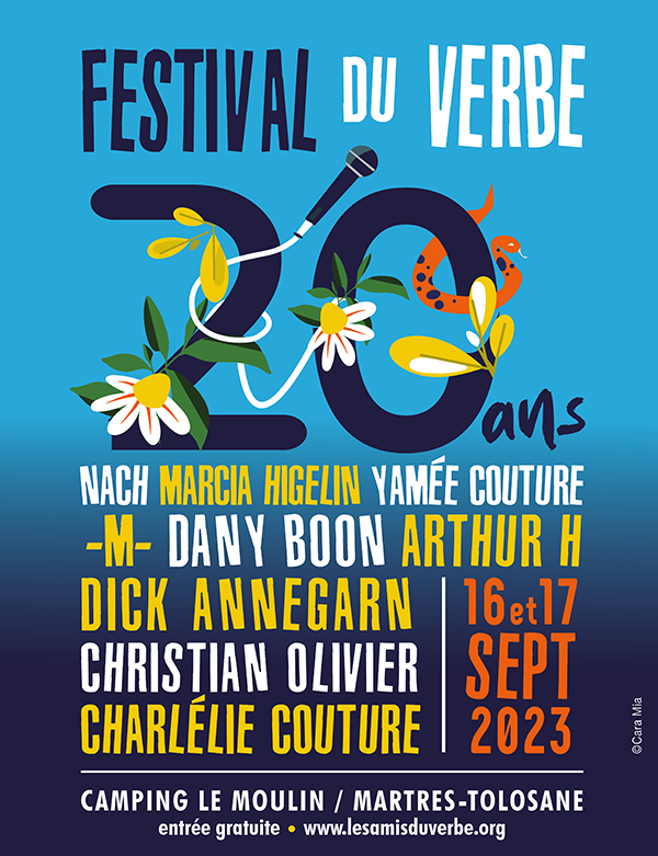 Affiche A3 Festival Du Verbe 2023 Mail