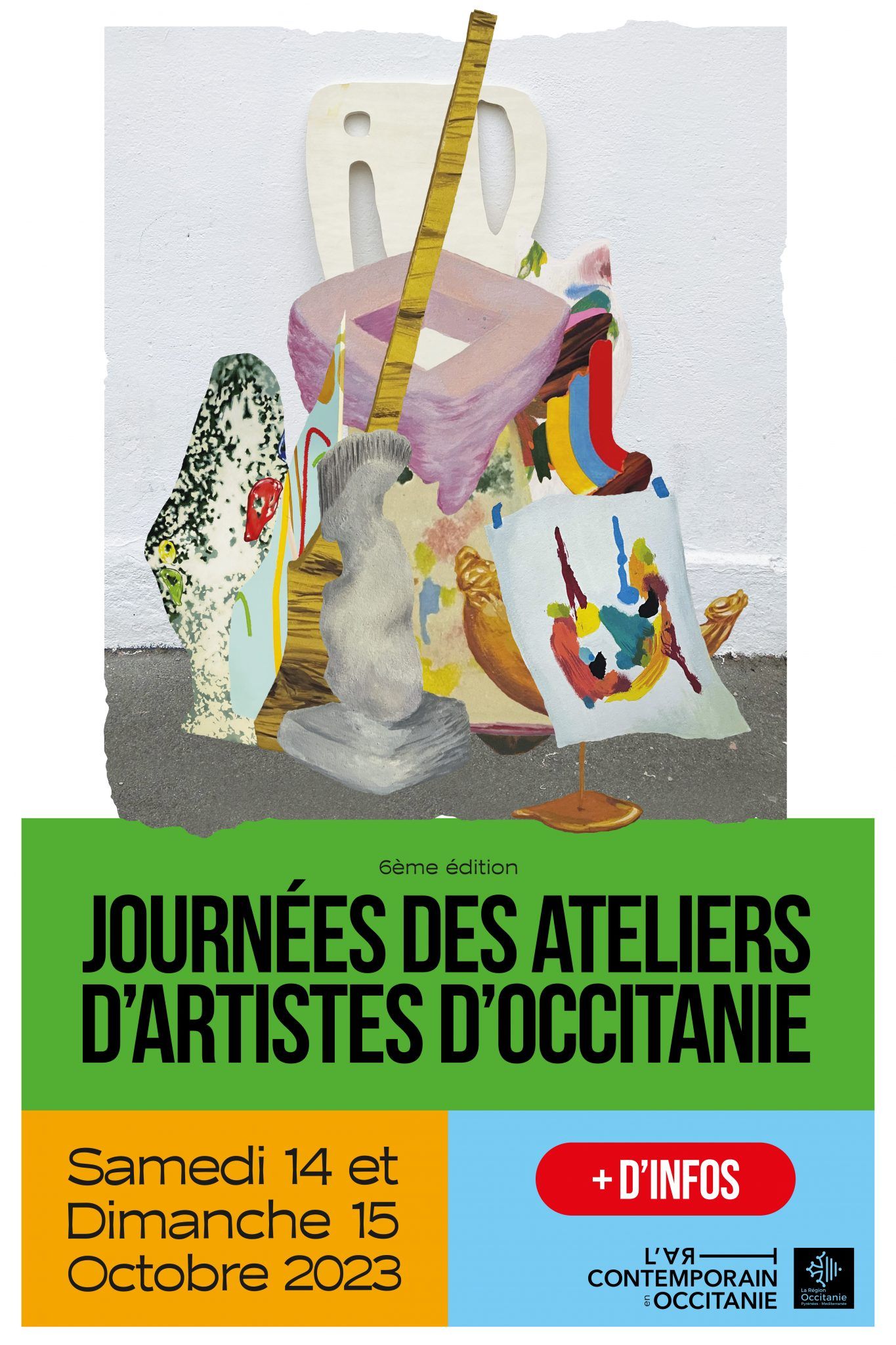 Affiche Des Journées Des Ateliers D'Artistes D'Occitanie 2023