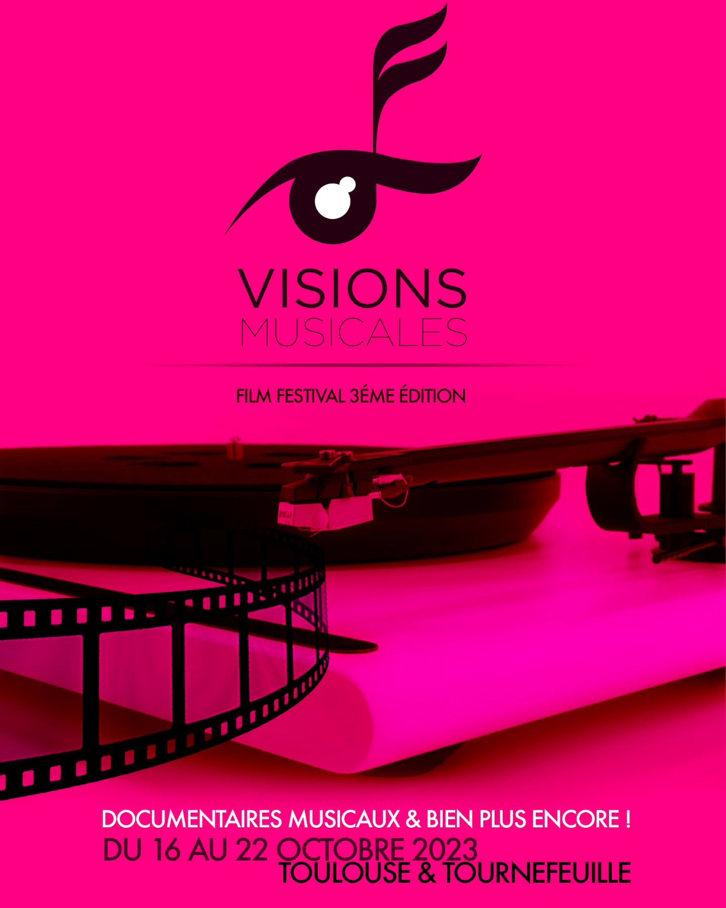 Affiche Visions Musicales Film Festival 2023