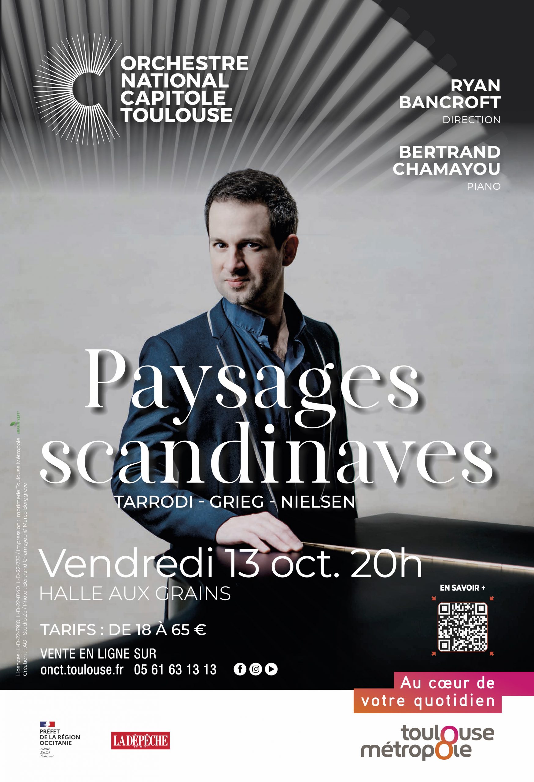 Orchestre National Du Capitole Paysages Scandinaves Bertrand Chamayou