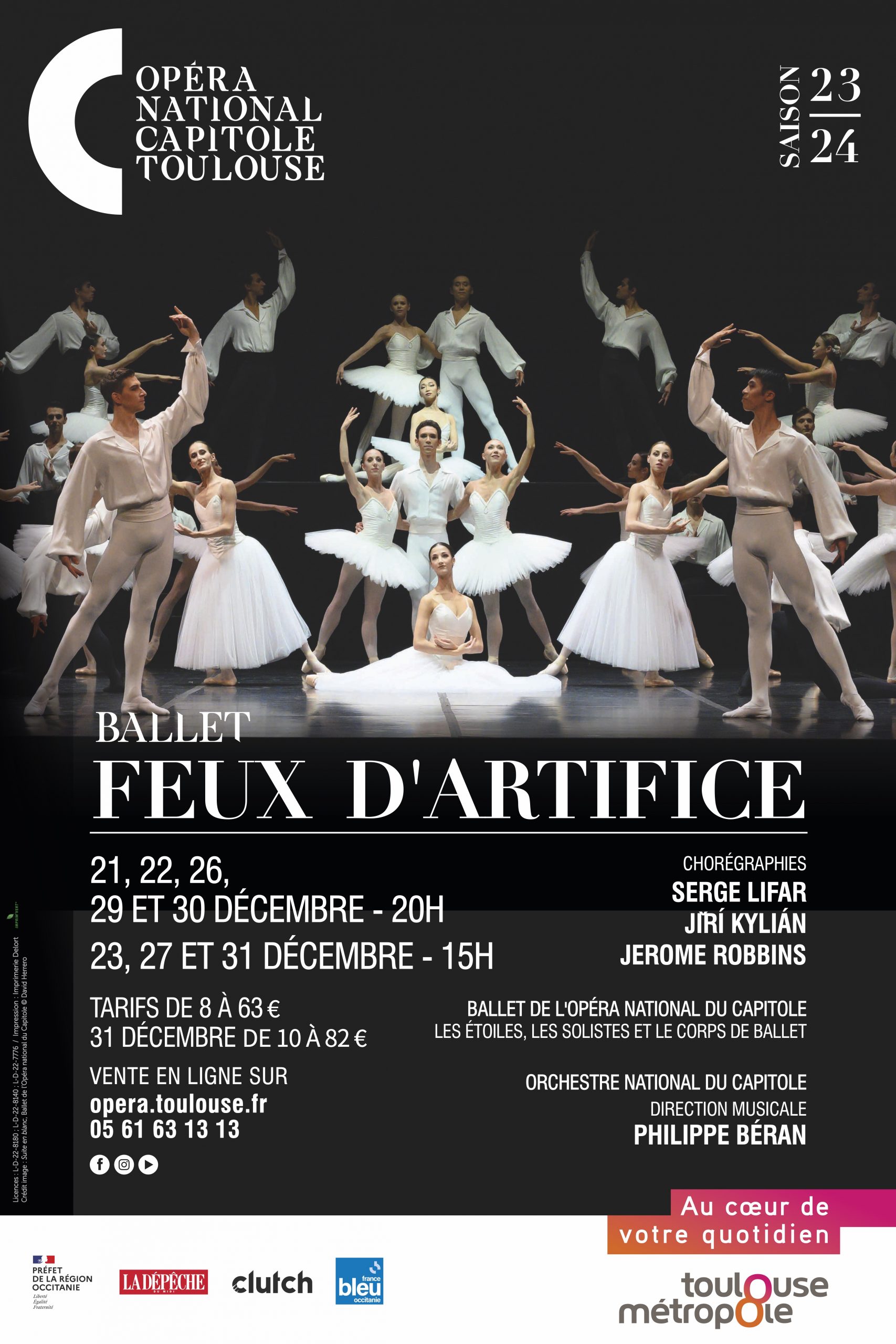 Opéra National Du Capitole : Ballet Diu Capitole Feux D'artifice