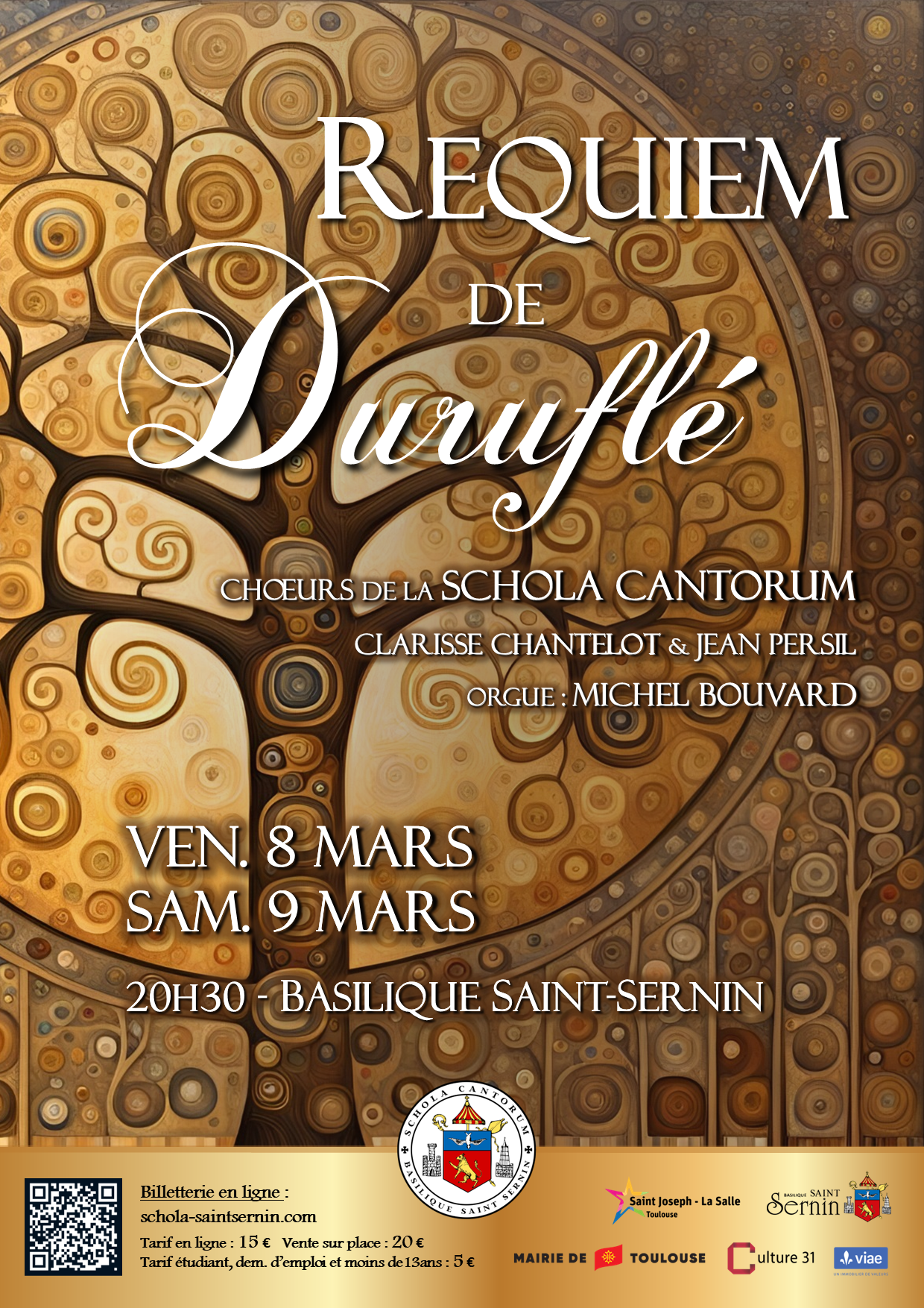 Schola Choeurs De La Schola Cantorum Requiem De Duruflé