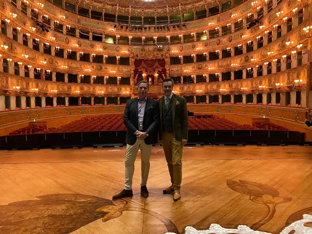 André Barbe et Renaud Doucet à La Fenice de Venise