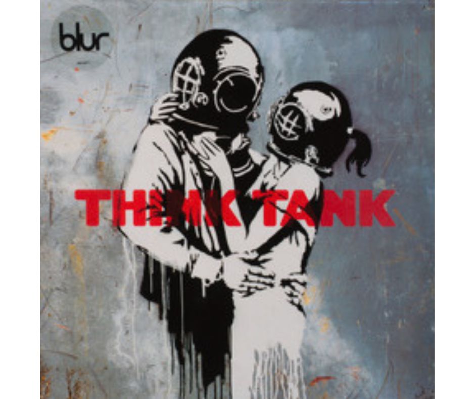 Pochette Banksy - Album Think Tank de Blur