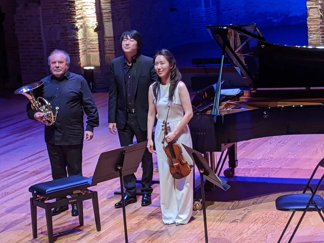 Jacques Deleplancque, Cor, Kishin Nagai, Piano, Jaewon Kim, Violon