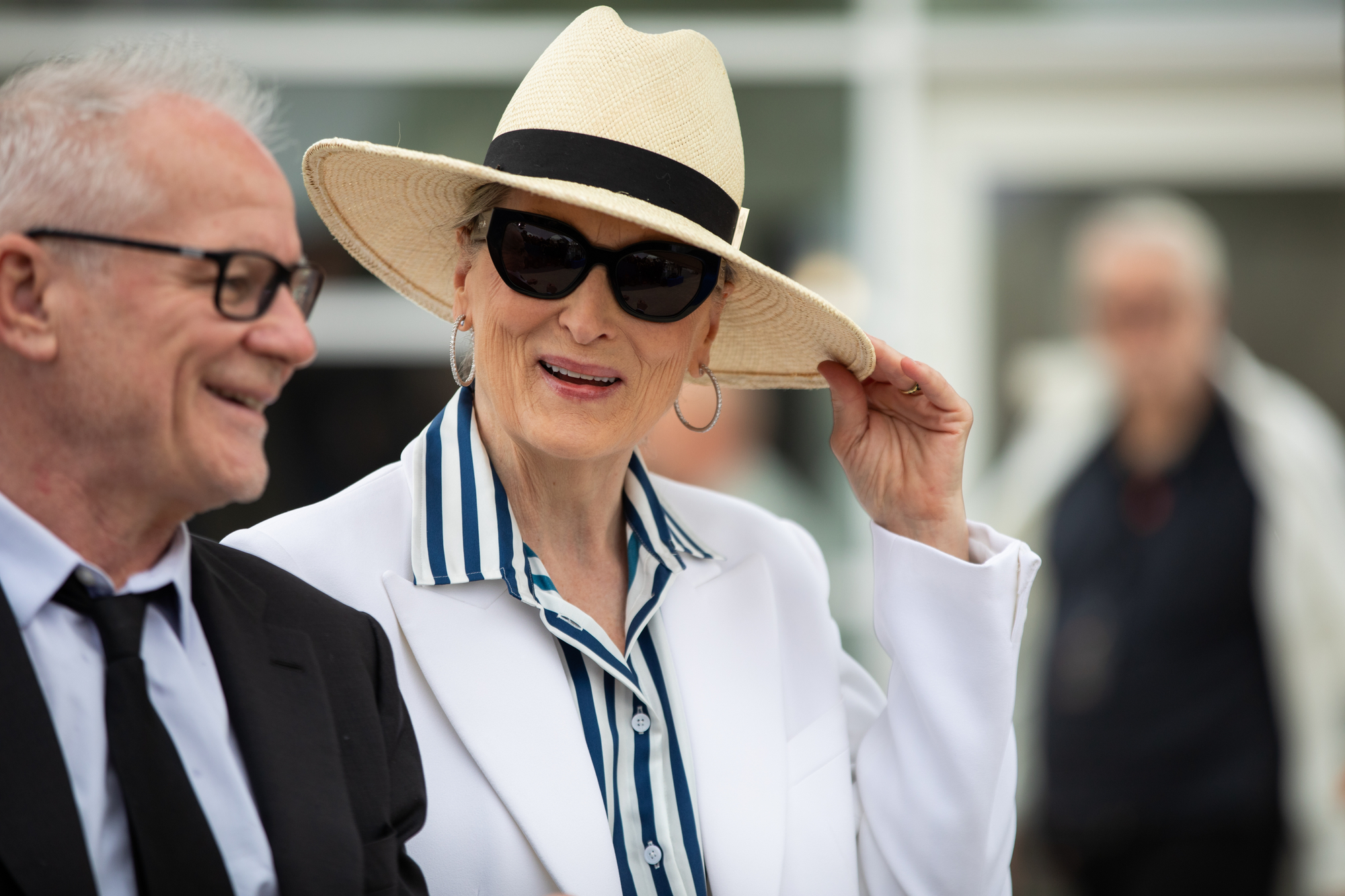 Thierry Frémaux, Délégué Général du Festival de Cannes et Meryl Streep