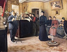 Musée Du Vieux Toulouse La Leçon De Chant (1893) Georges Castex, Inv 21 5 1