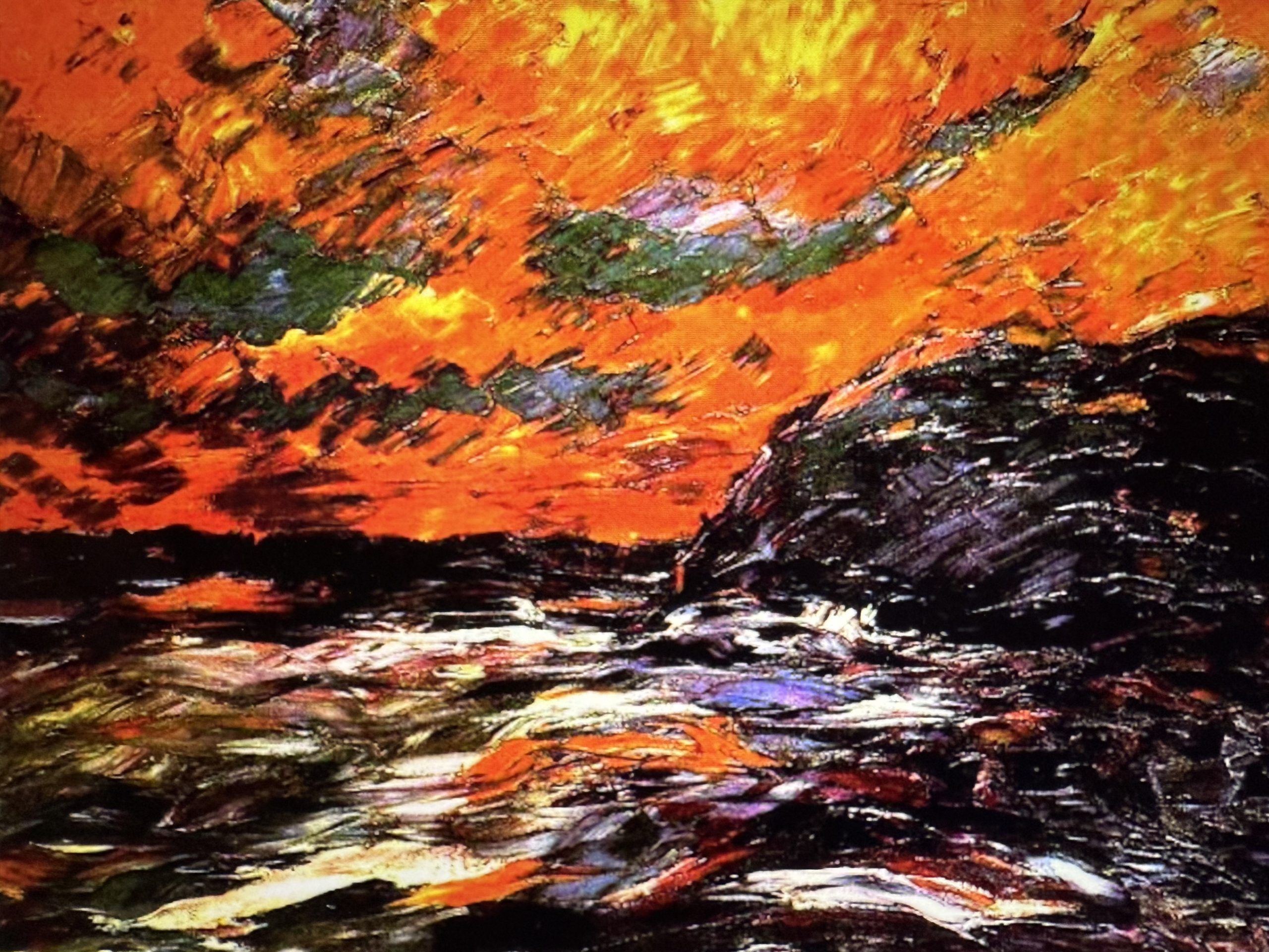 Emil Nolde HerbstmeerXI Autumn Sea XI  1910