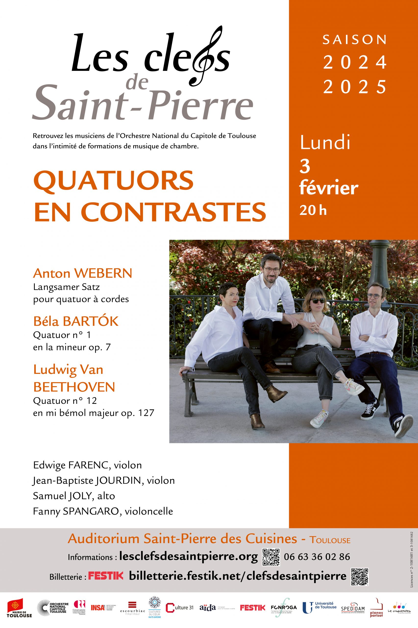 Les Clefs De Saint Pierre Quatuors En Contrastes