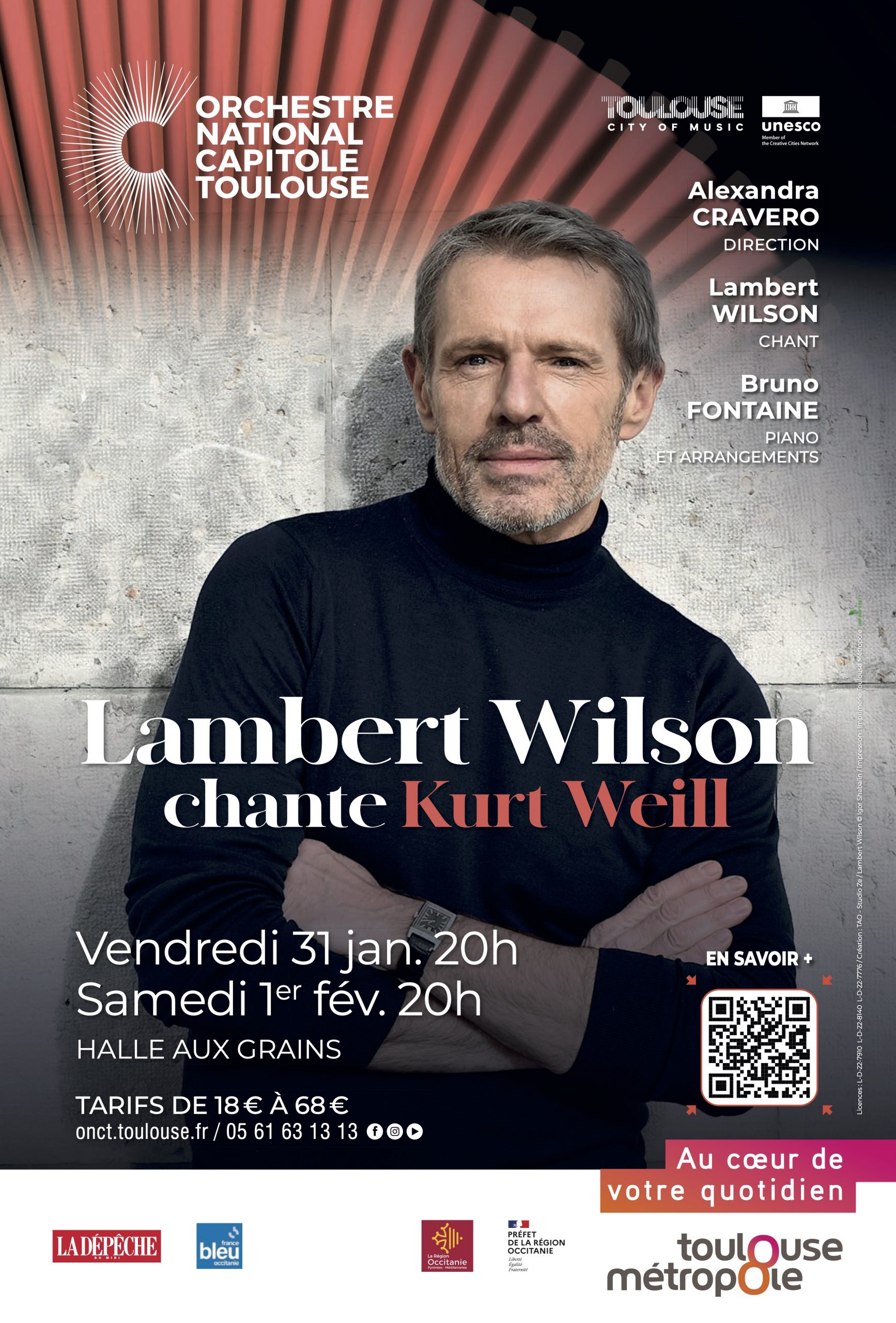 Orchestre National Du Capitole Lambert Wilson Chante Kurt Weill