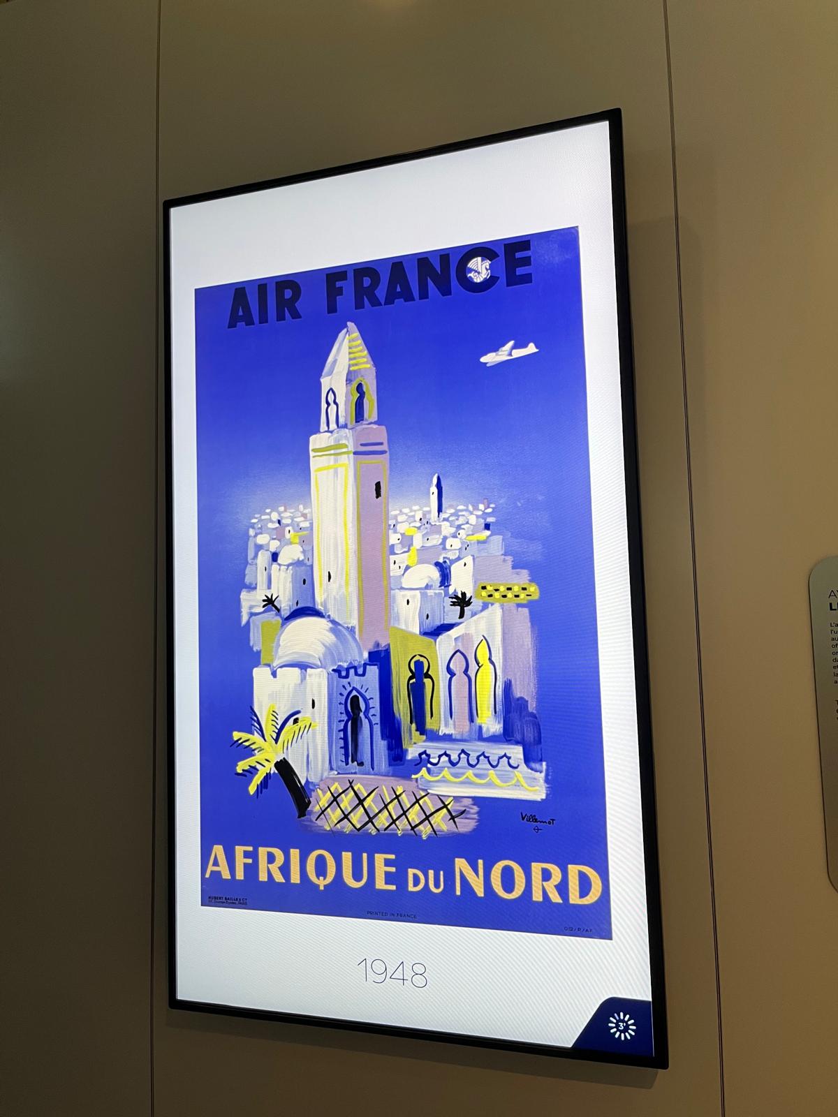 Affiche Air France Afrique Du Nord