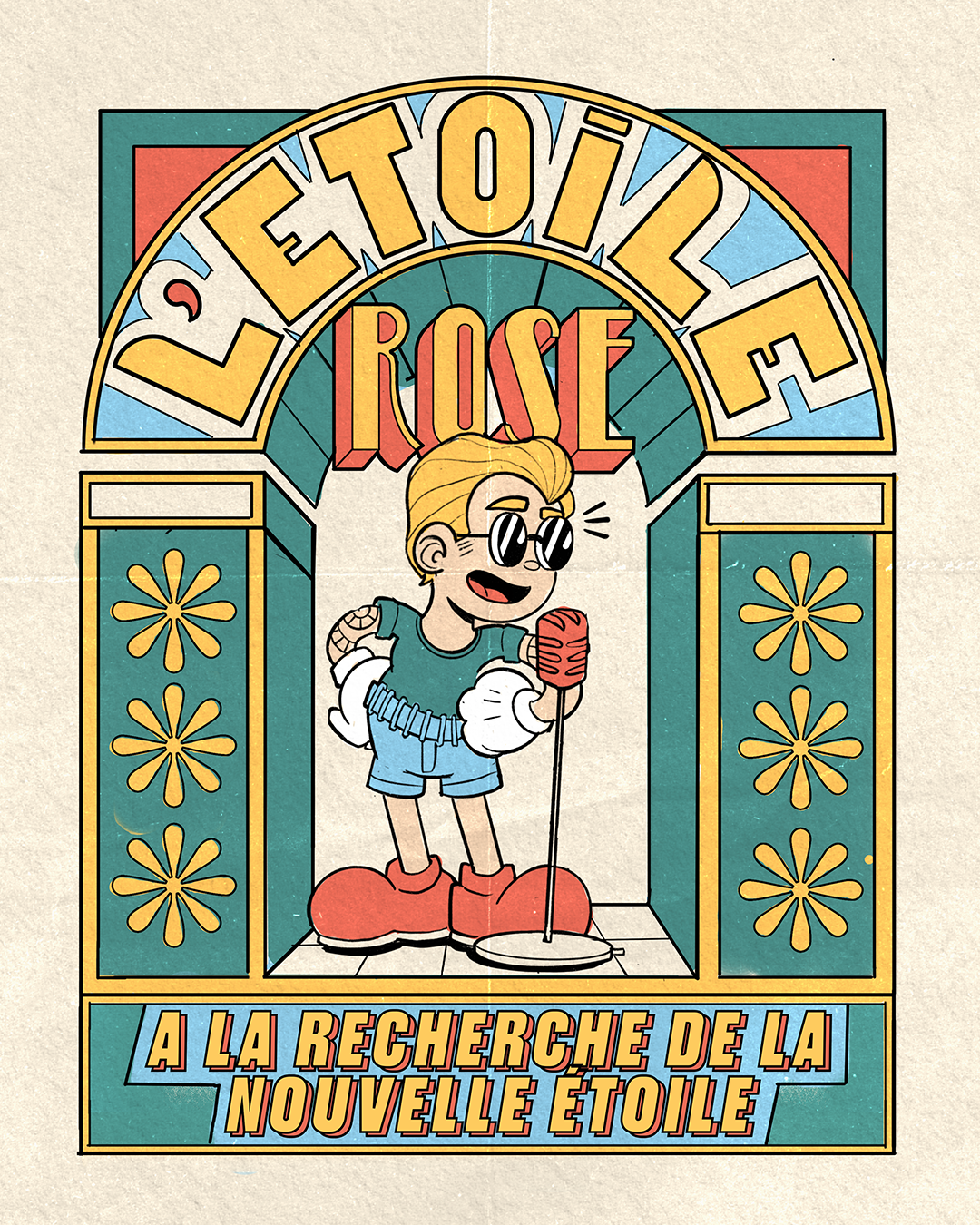 Affiche de l'Etoile Rose au Flashback Café