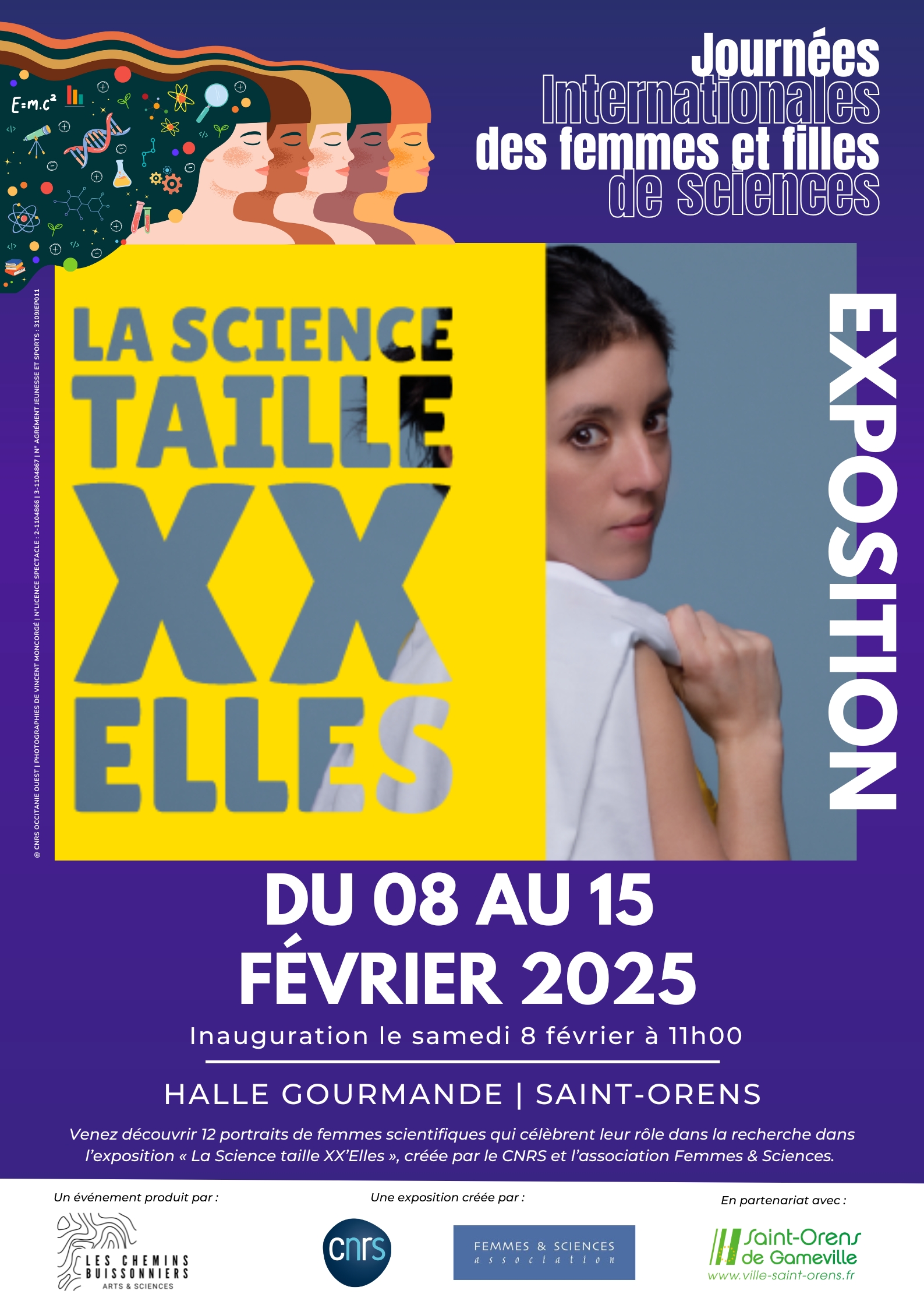 Affiche EXPOSITION XX'ELLES SAINT ORENS 31