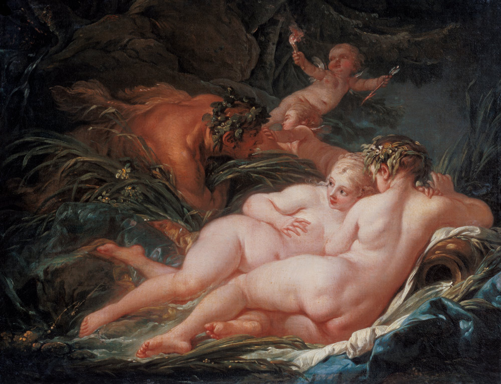 Le Faune Pan Et La Nymphe Syrinx