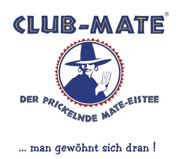 CLUB MATE Logo Mit Spruch