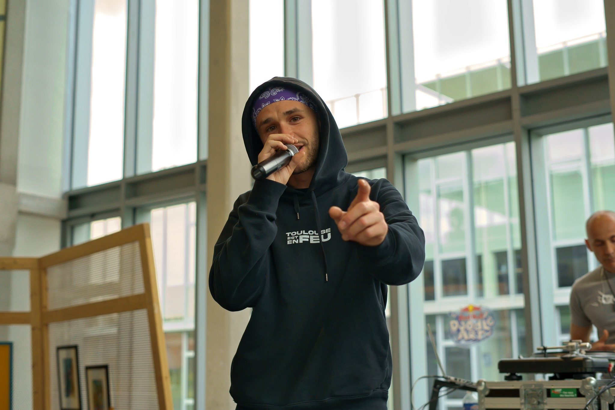 Rappeur et instigateur du mouvement toulouse est en feu, Lu'K - Crédit photo : Introspecti.ve