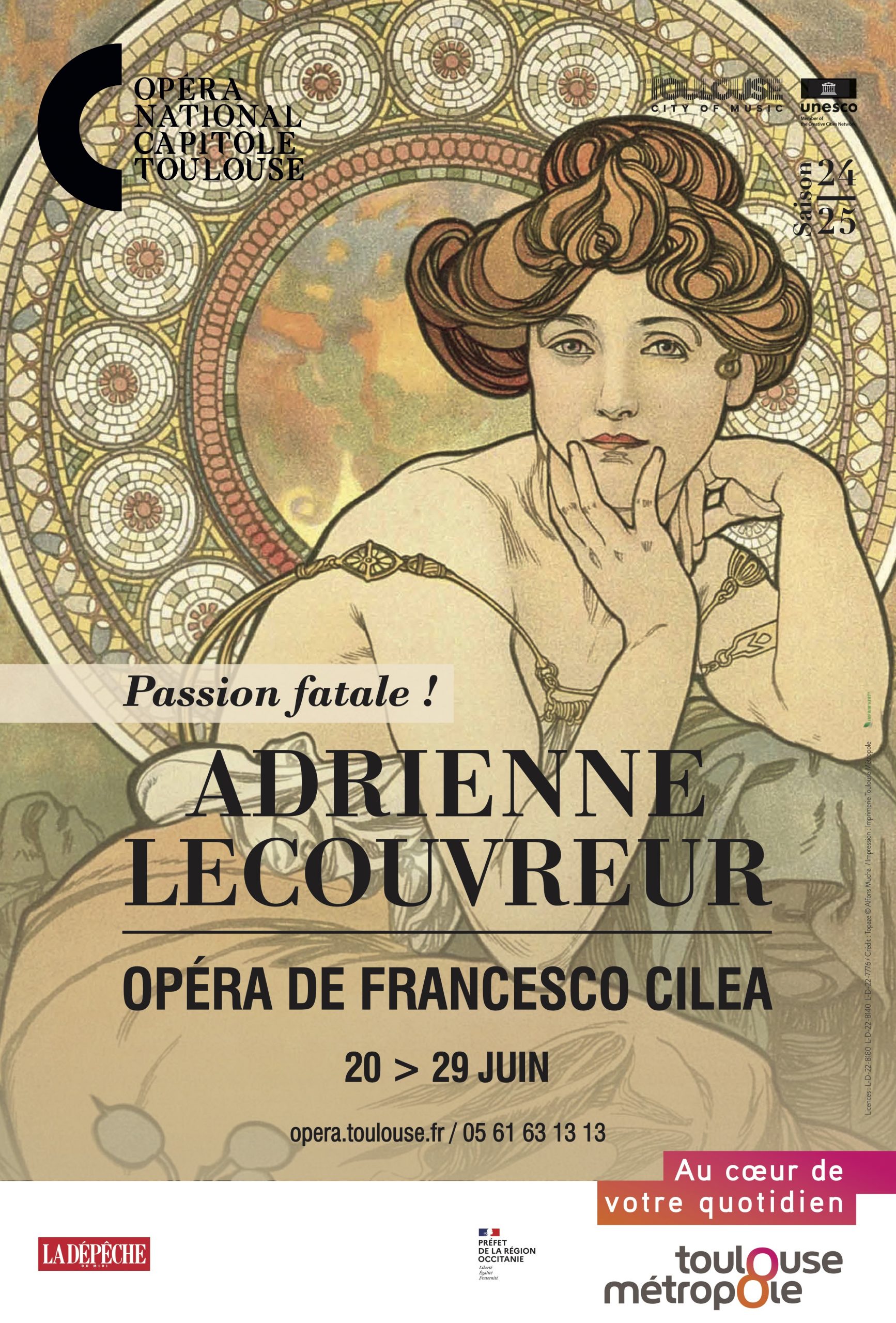 Opéra National Du Capitole Adrienne Lecouvreur