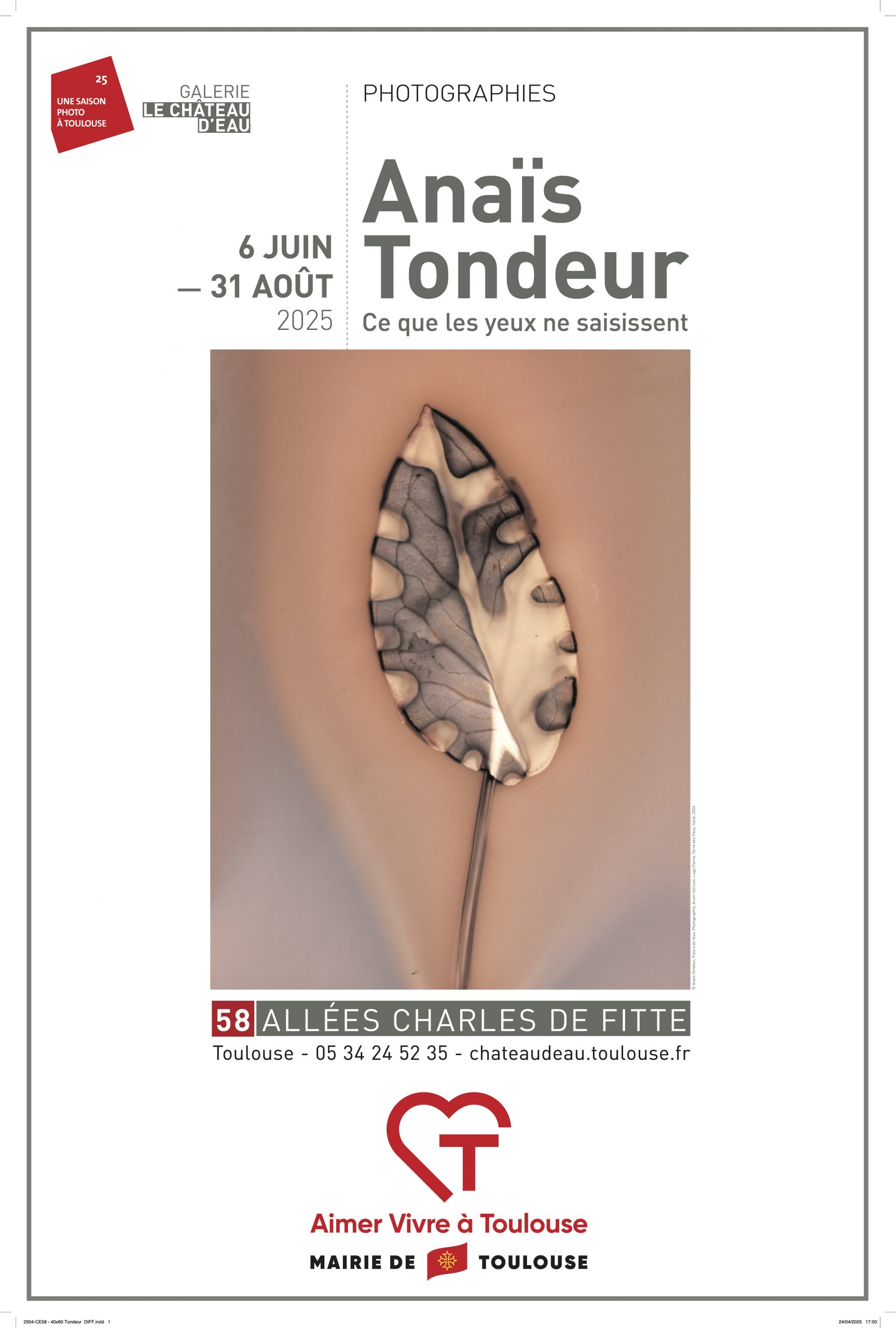 Galerie Château D'Eau Anaïs Tondeur