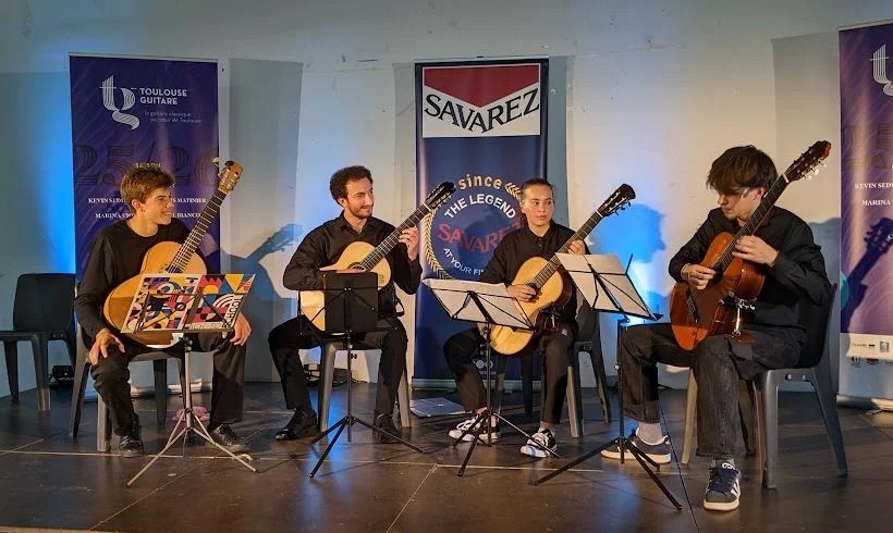 Les Quatuor Du Conservatoire, Margot, Christian, Eliot Et Lucien