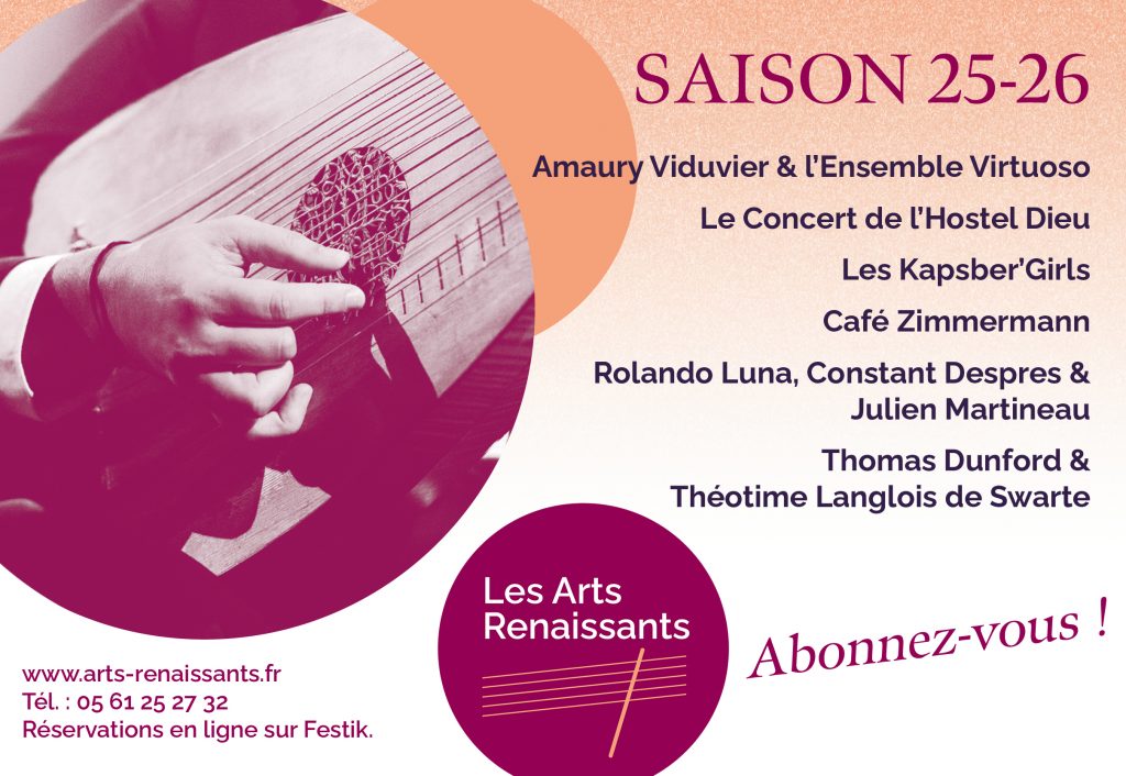 Les Arts Renaissants 25 26 News