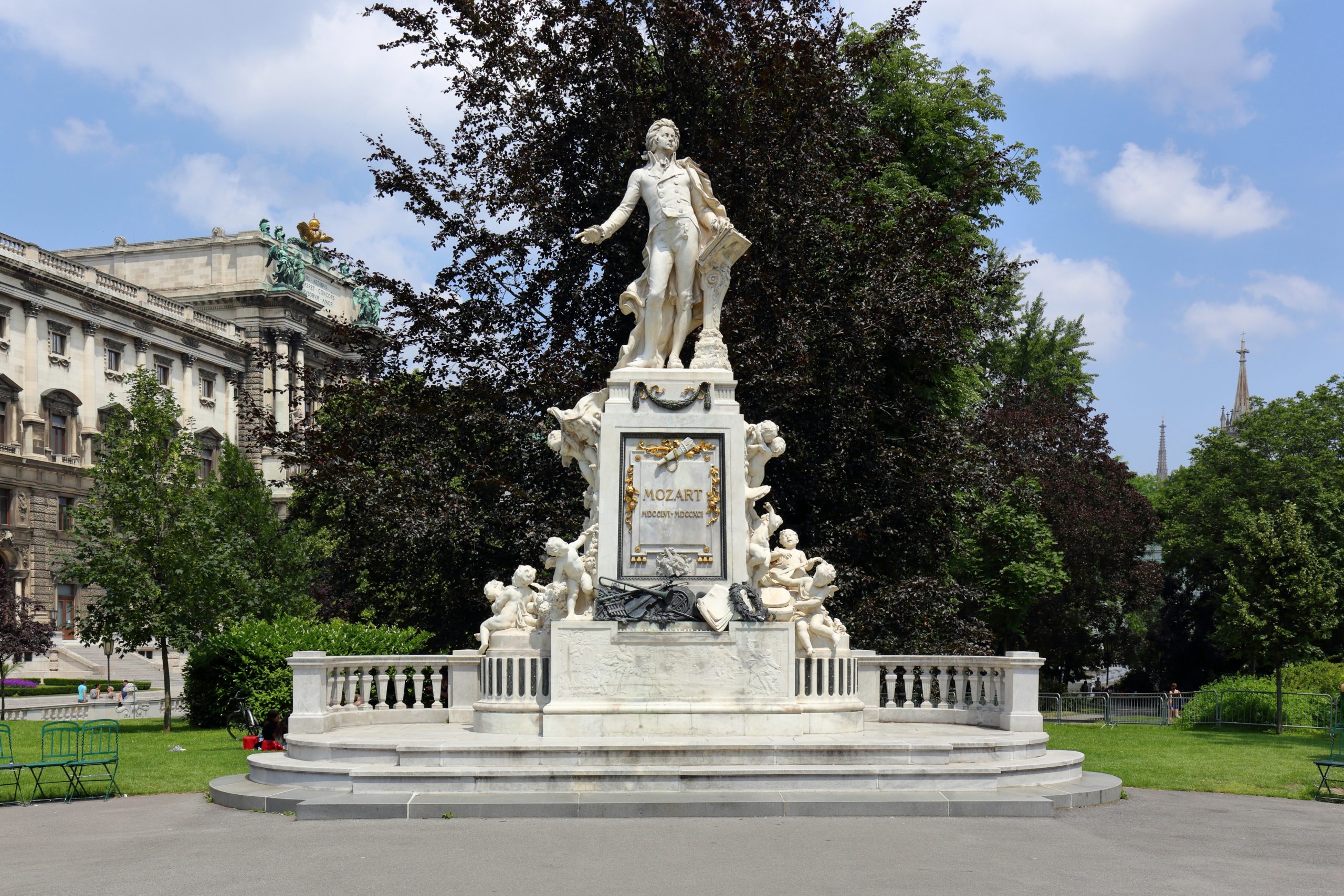 Statue de Mozart à Vienne