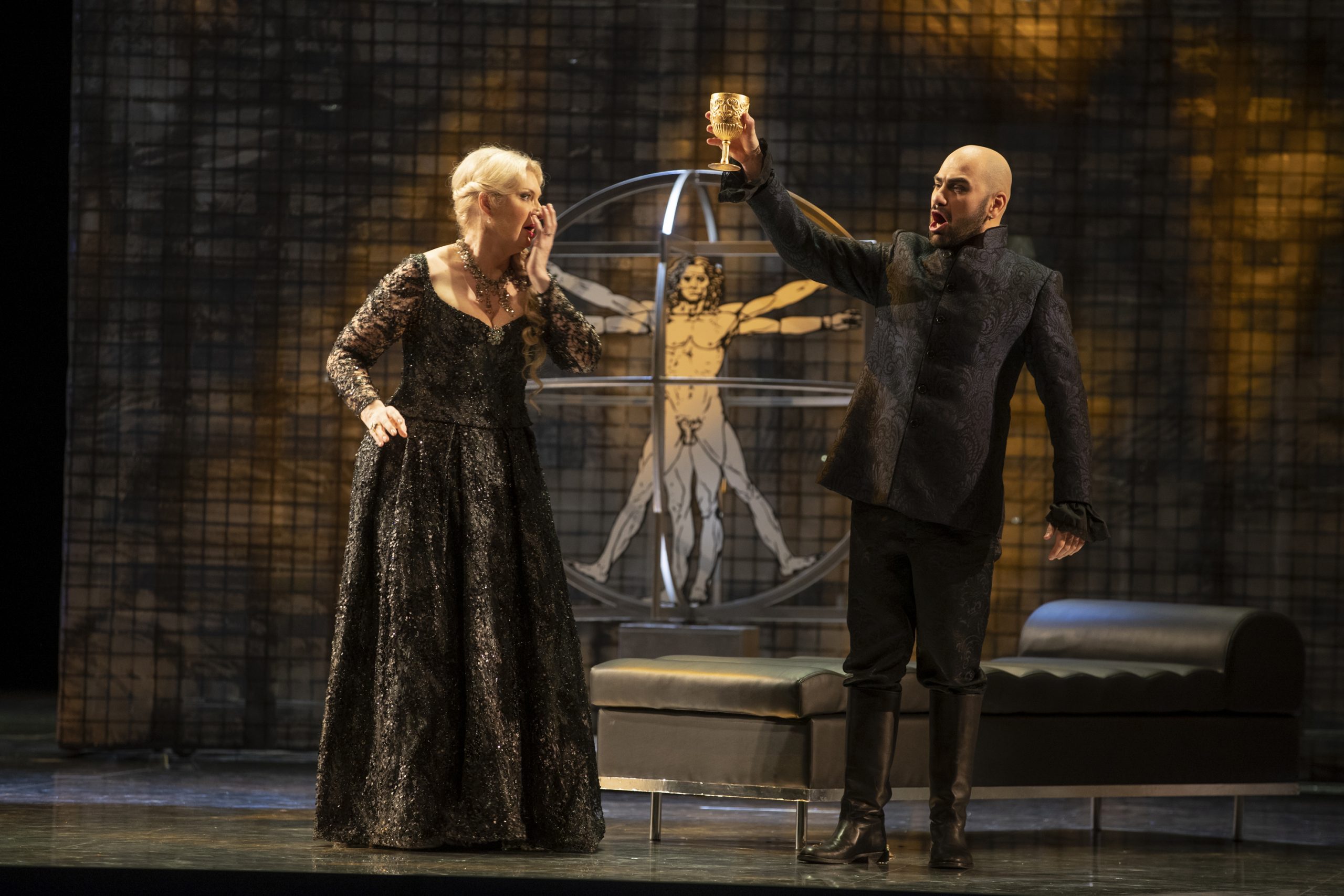 1 6 Lucrèce Borgia Annick Massis (Lucrèce Borgia) Et Mert Süngü (Gennaro) Crédit Patrice Nin