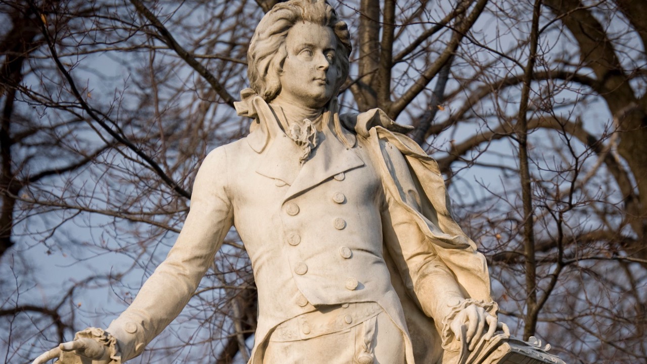 Statue de Mozart à Vienne