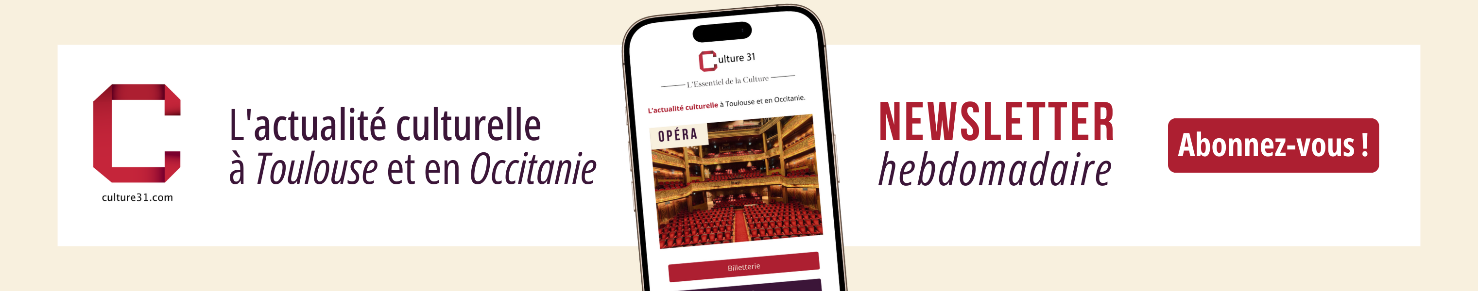 NEWSLETTER MUSIQUE CLASSIQUE OPERA