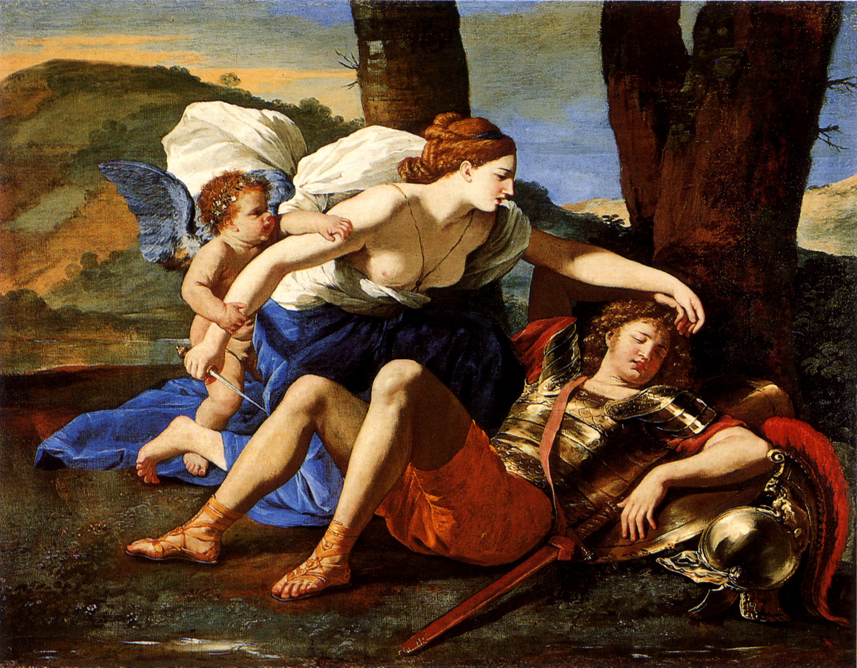 Rinaldo et Armide Nicolas Poussin 1629