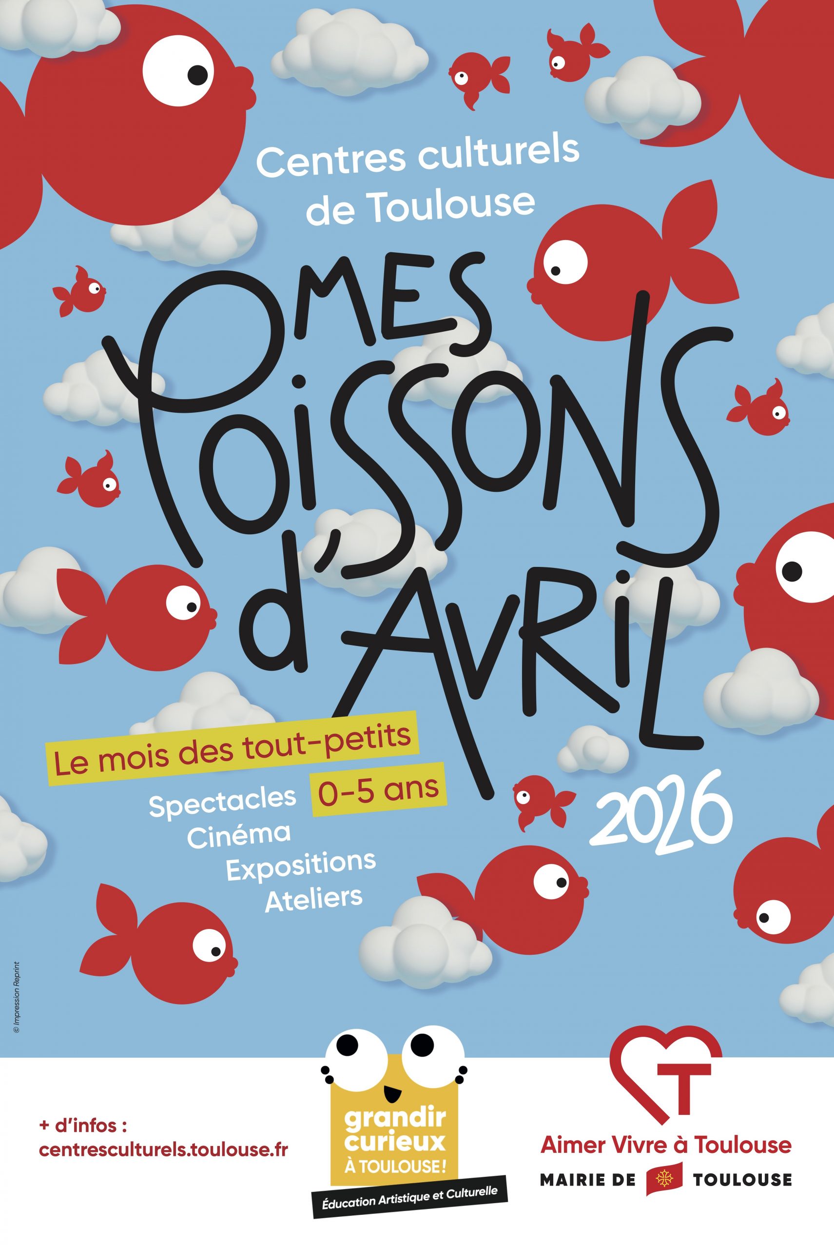 Centres Culturels De Toulouse Mes Poissons D'avril