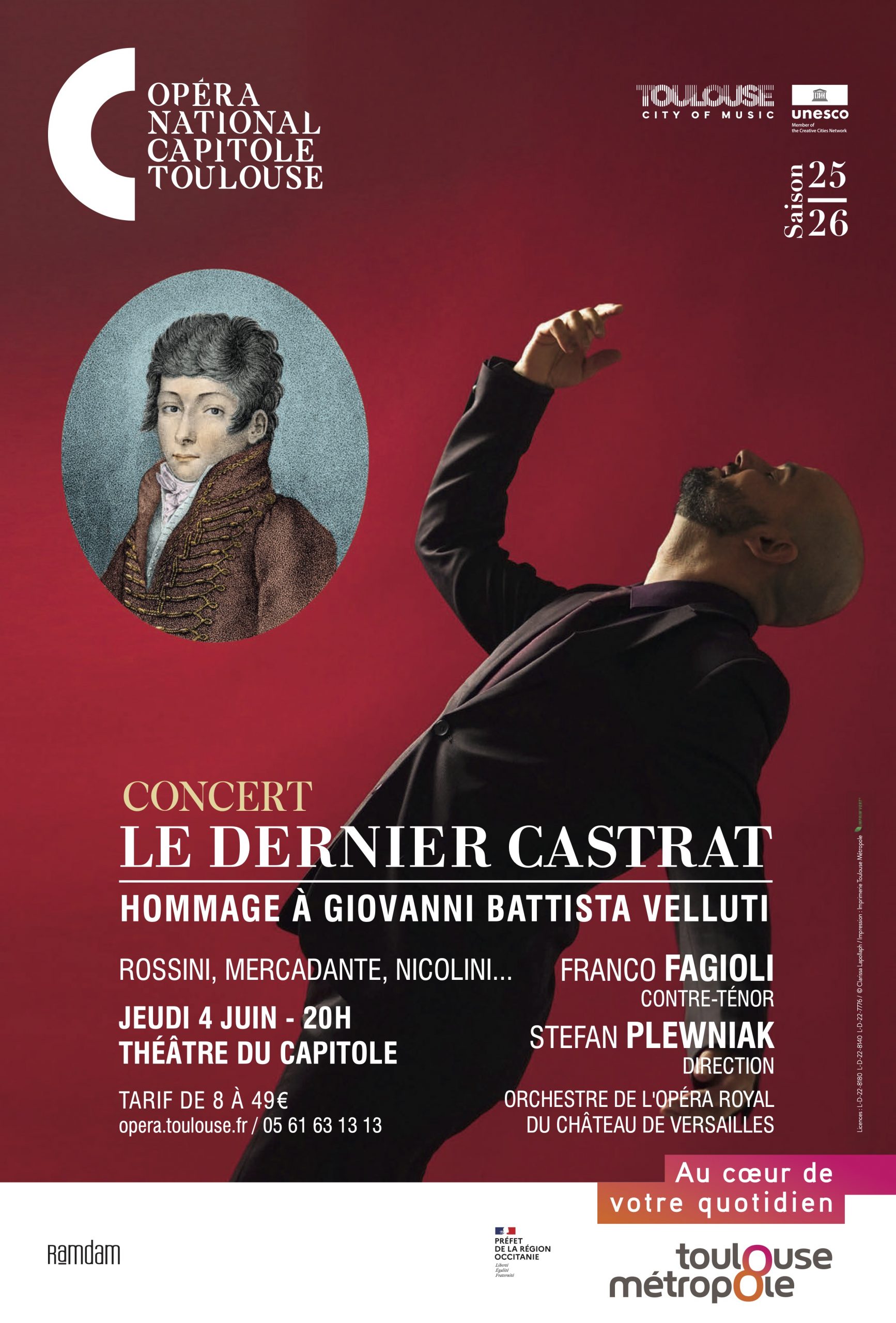 Opéra National Du Capitole Franco Fagioli