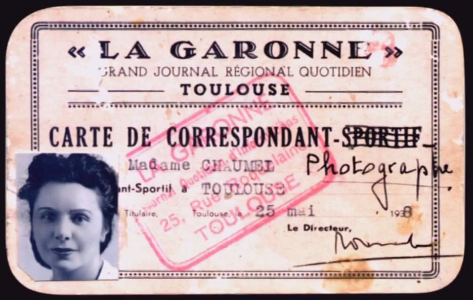Carte De Presse Germaine Chaumel