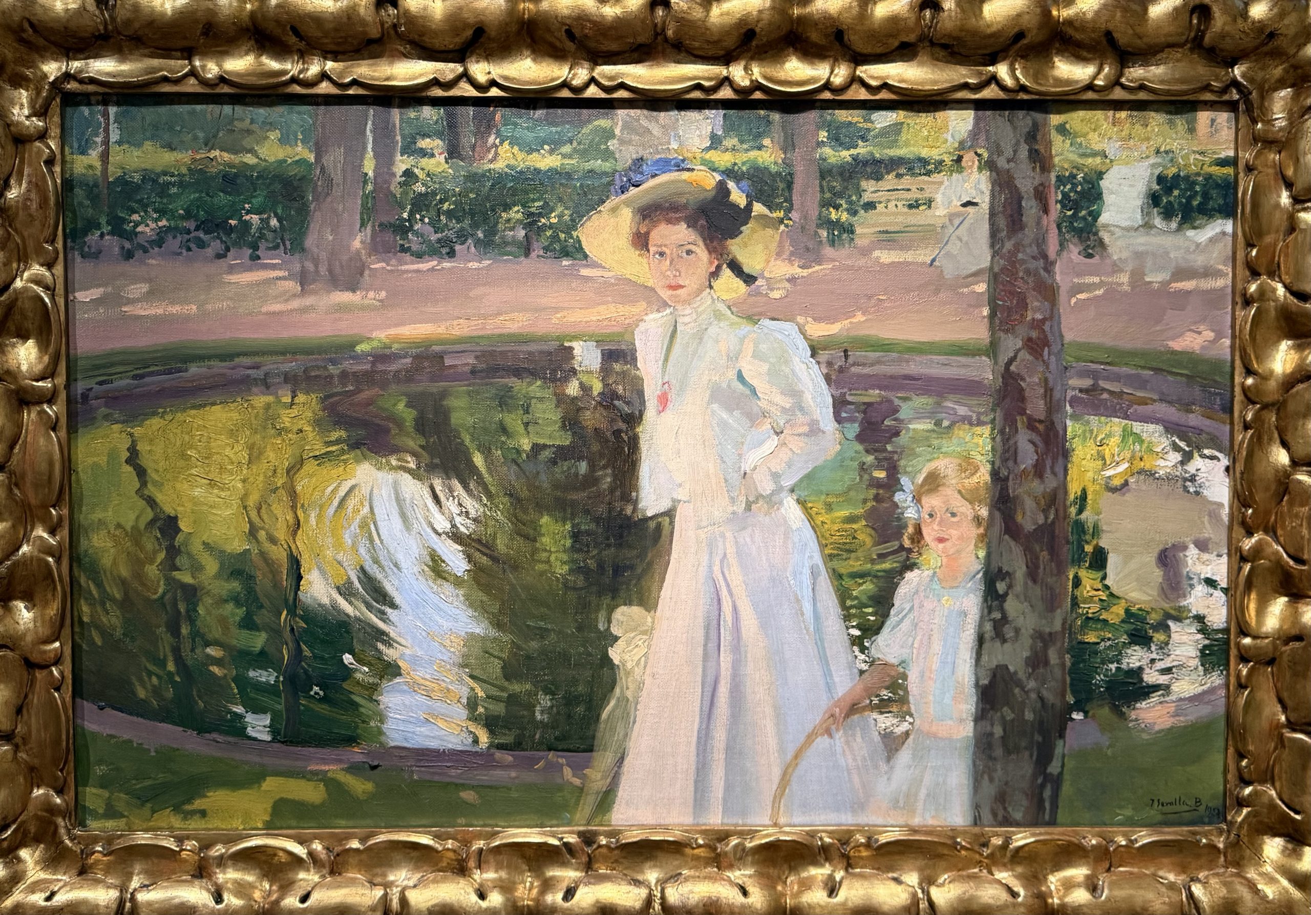 Joaquín Sorolla Maria Dans Le Jardin De La Granja