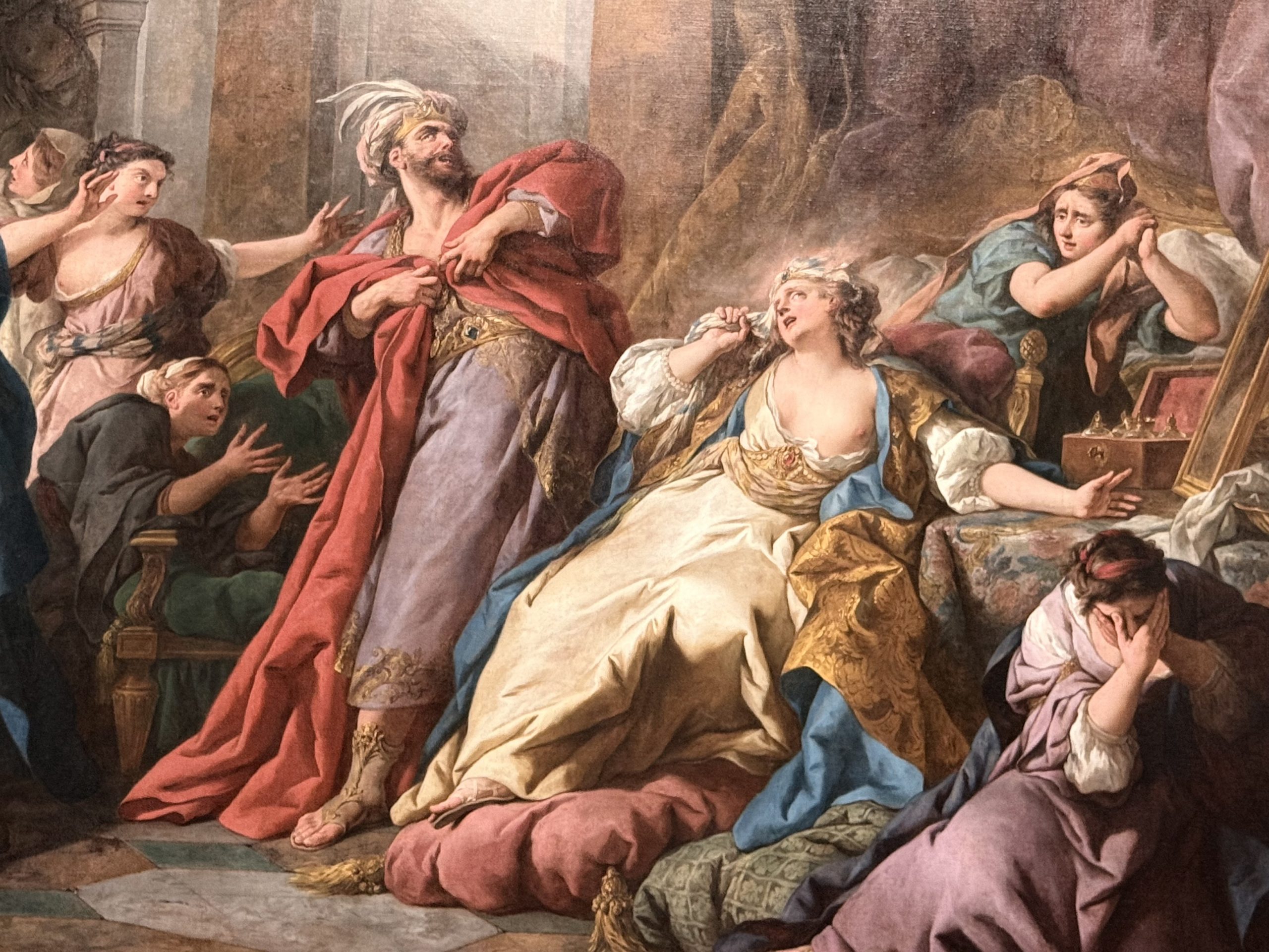 La Mort De Creuse (détail) J F De Troy Vers 1745 Musée Des Augustins