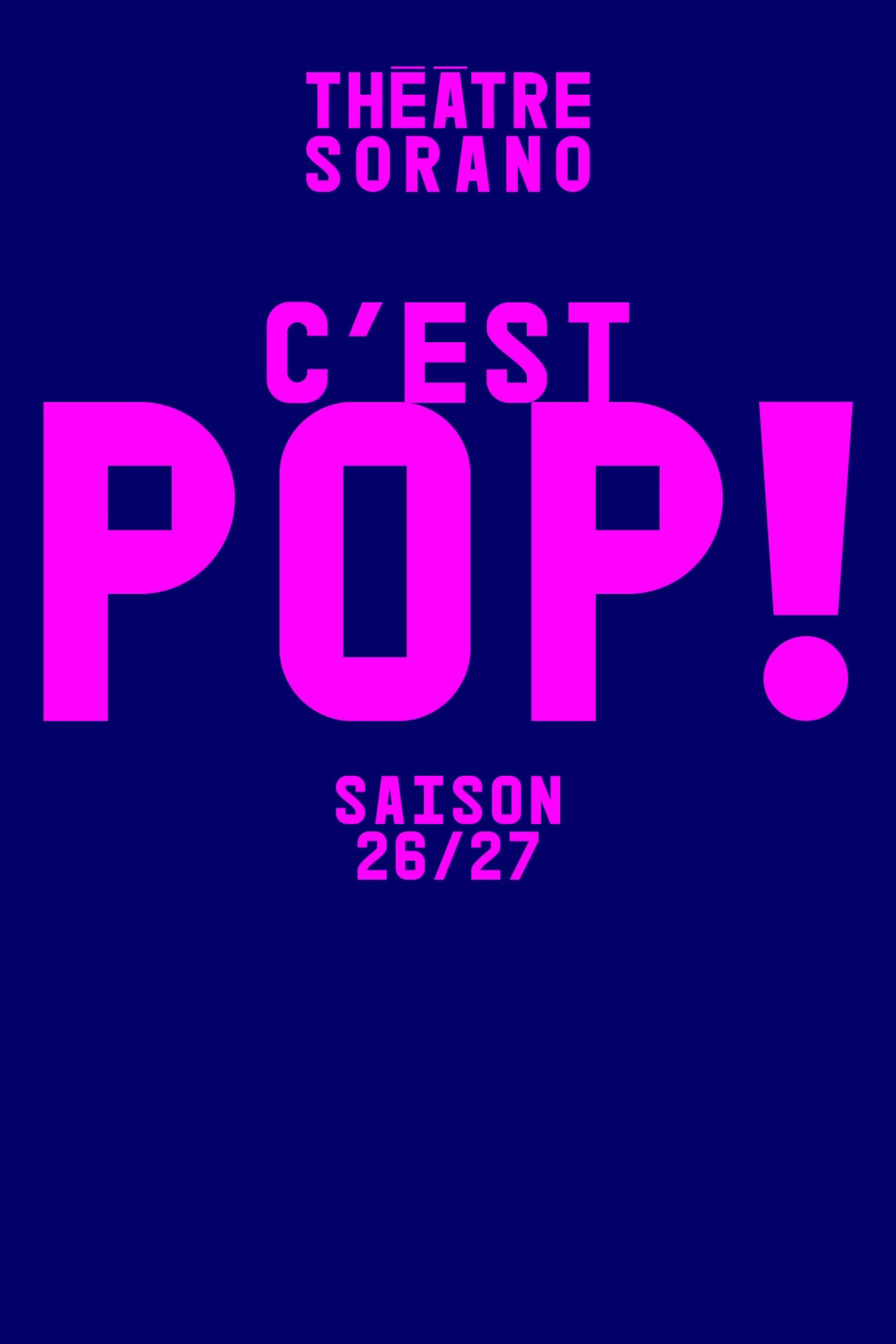 Théâtre Sorano Saison 26:27