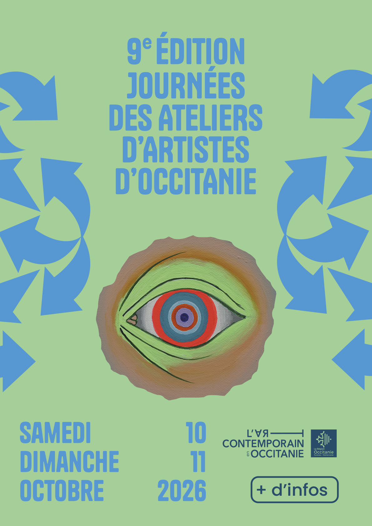 Journées Des Ateliers D'artistes D'Occitanie Affiche 2026